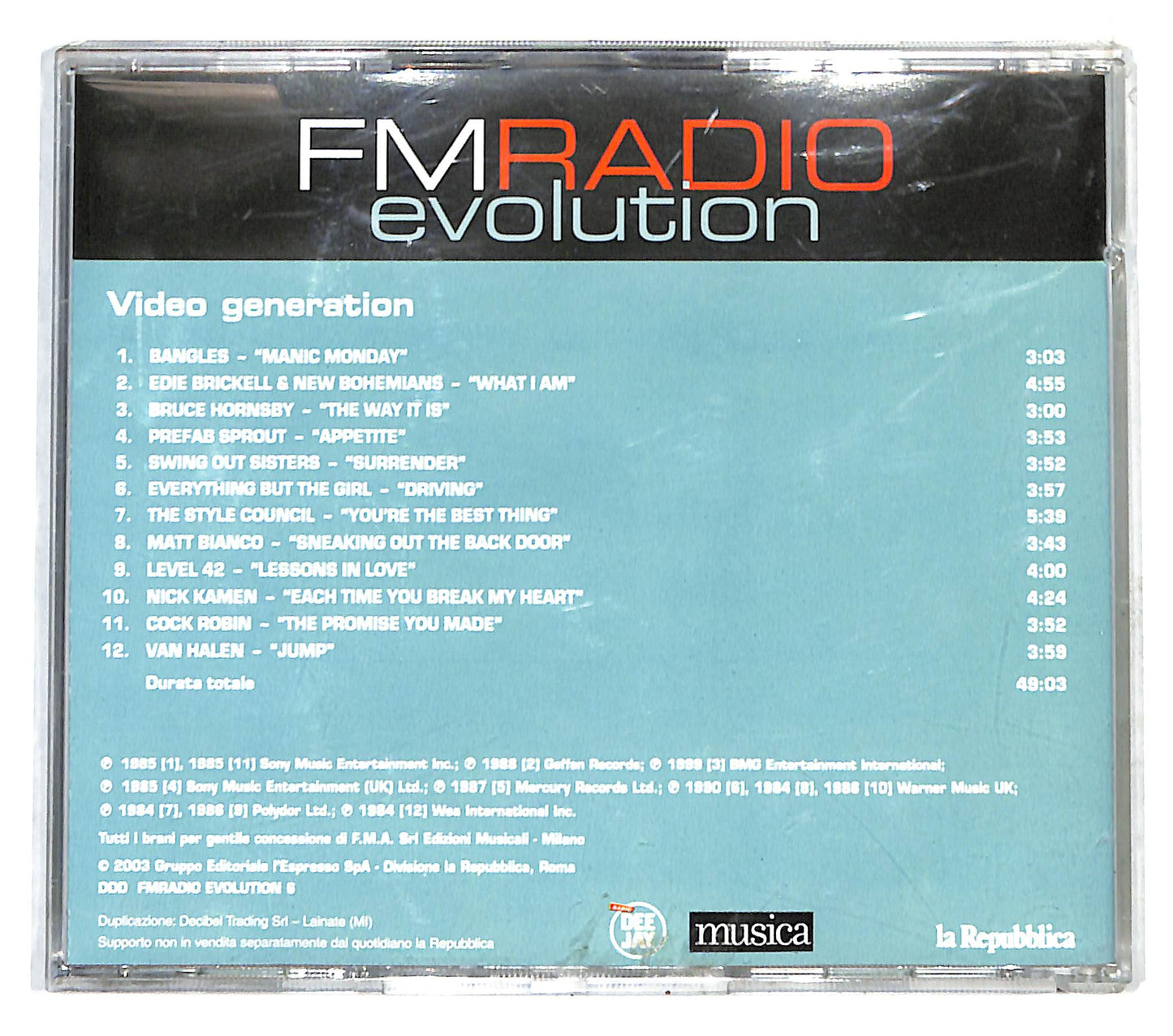 EBOND Various - FMRADIO Evolution - Video Generation CD CD140728
