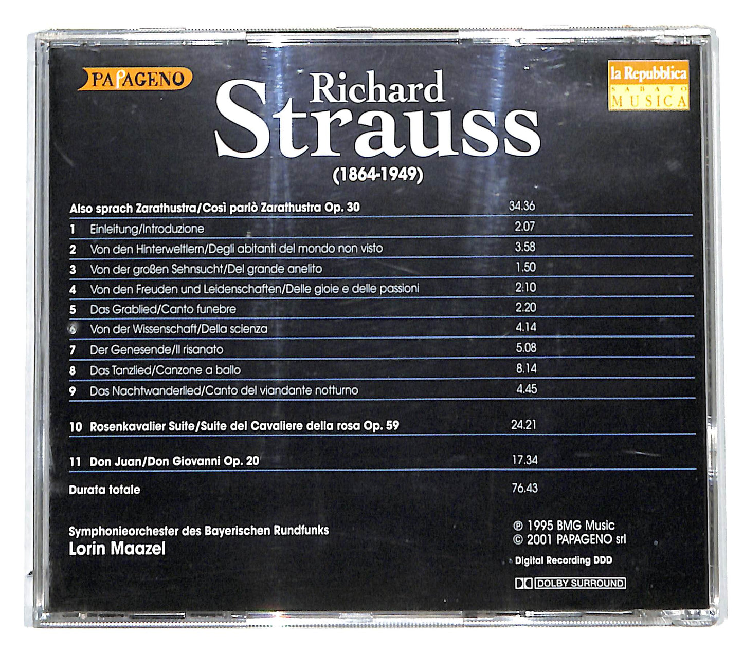 EBOND Strauss - Also Sprach Zarathustra CD CD140738