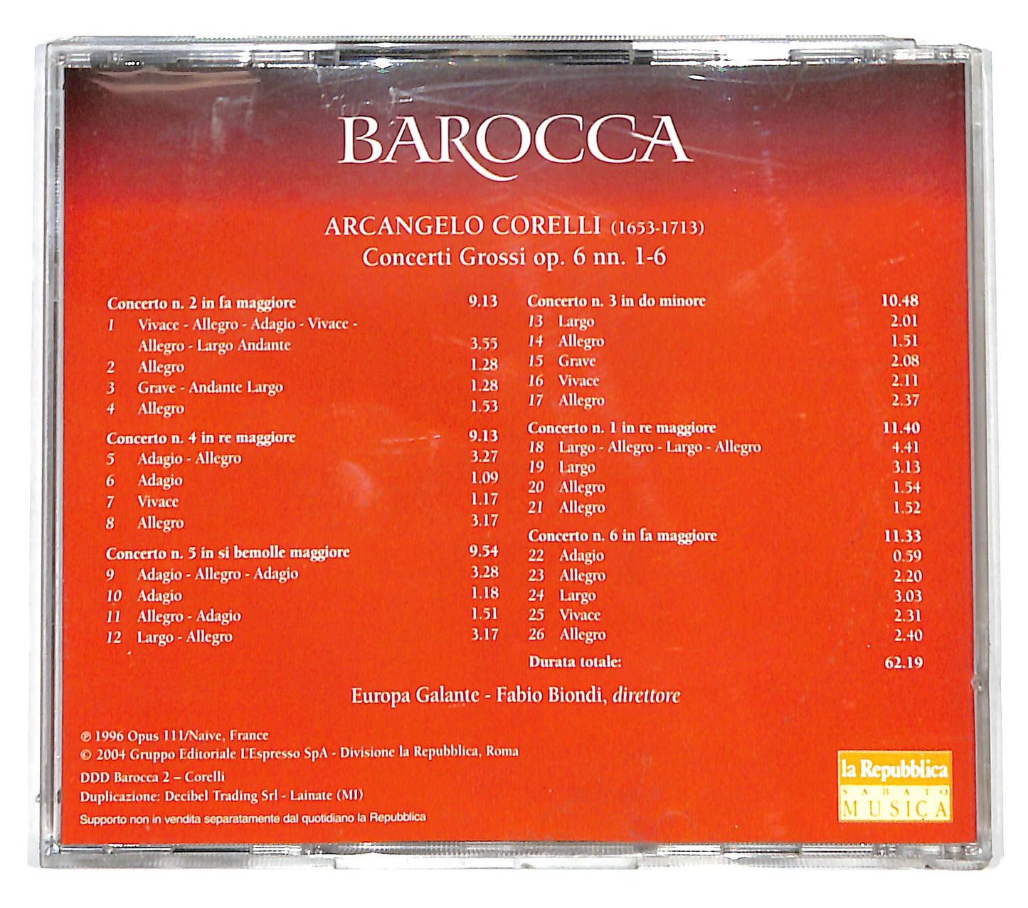 EBOND Corelli - Concerti Grossi Op.6 CD CD140760