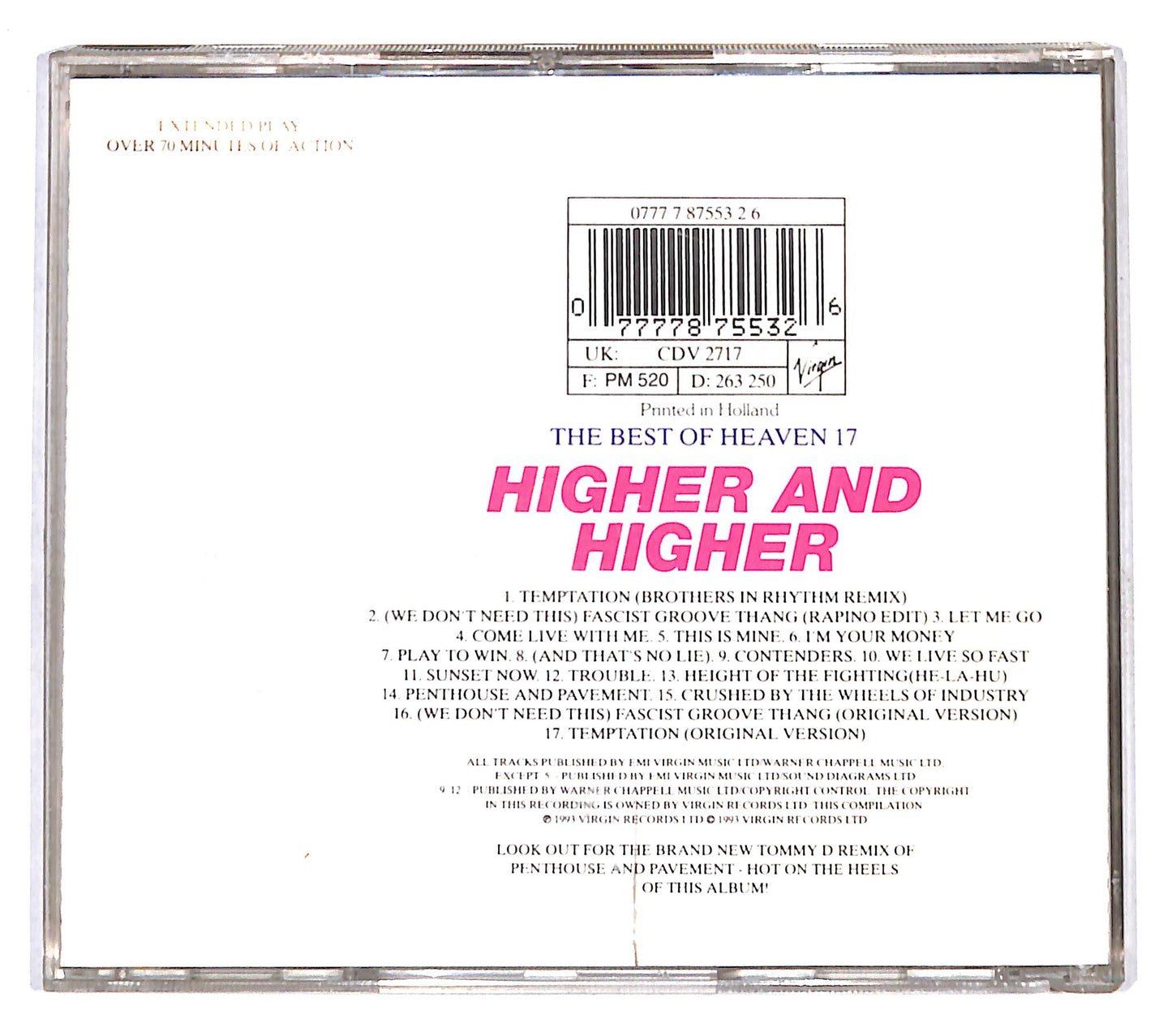EBOND Heaven 17 - Higher And Higher - The Best Of Heaven 17 CD CD140825