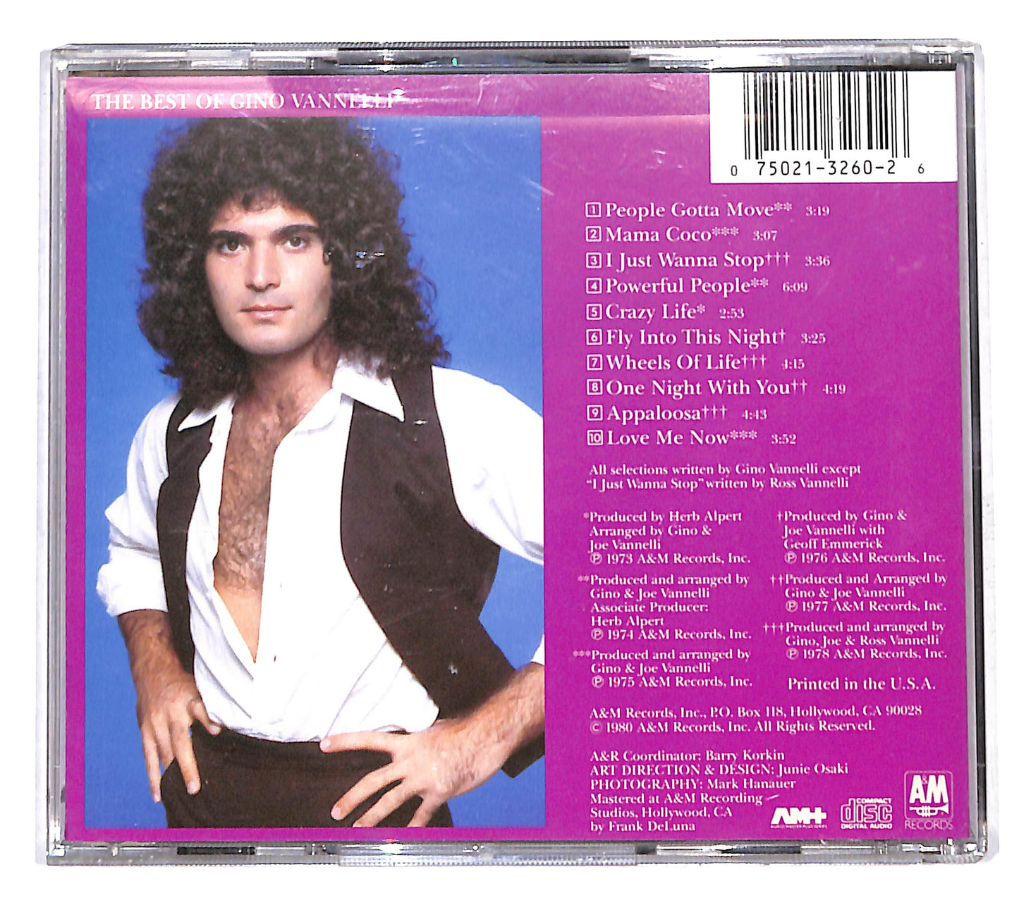 EBOND Gino Vannelli - The Best Of Gino Vannelli CD CD140837