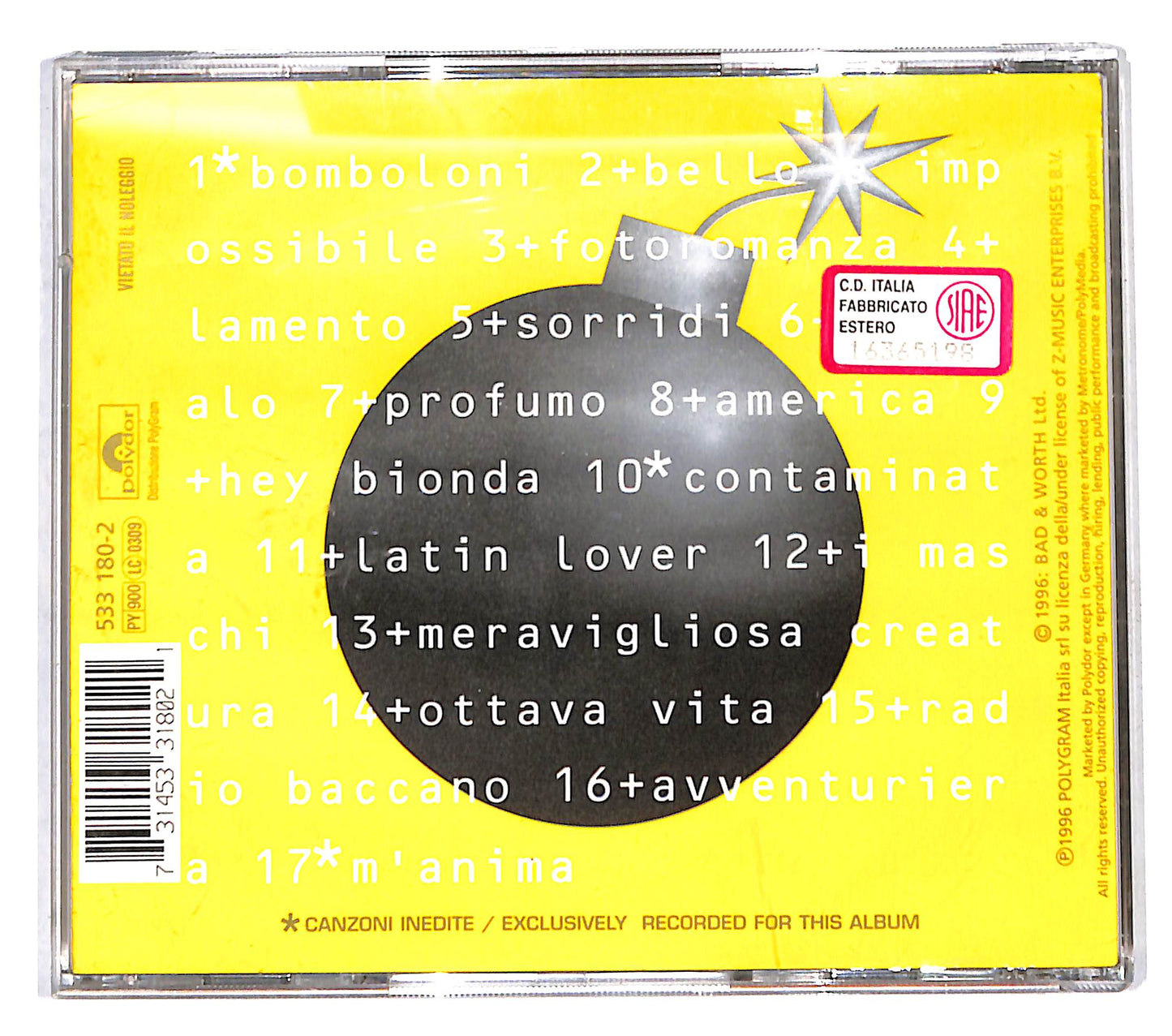 EBOND Gianna Nannini - Bomboloni CD CD140840