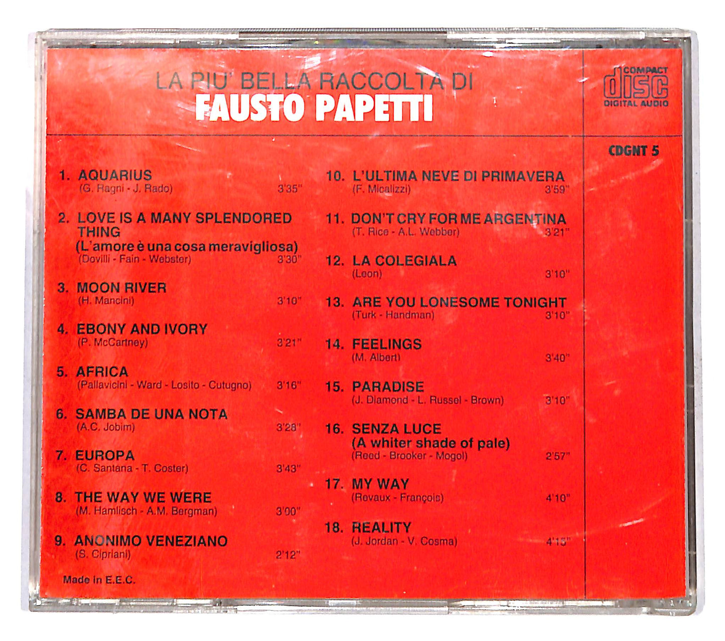 EBOND Fausto Papetti - La Piu Bella Raccolta CD CD140847
