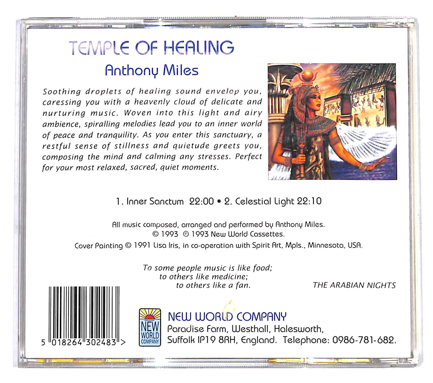 EBOND Anthony Miles - Temple Of Healing CD CD140856