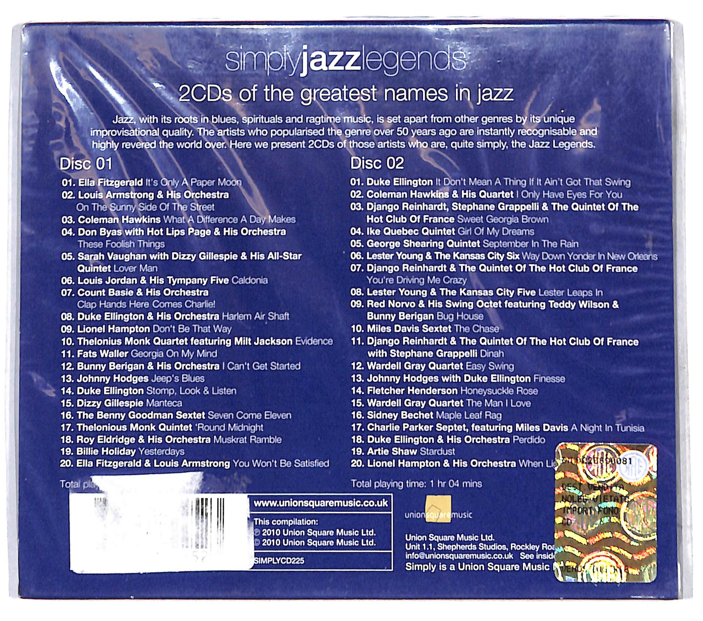 EBOND Various - Simply Jazz Legends CD CD140909