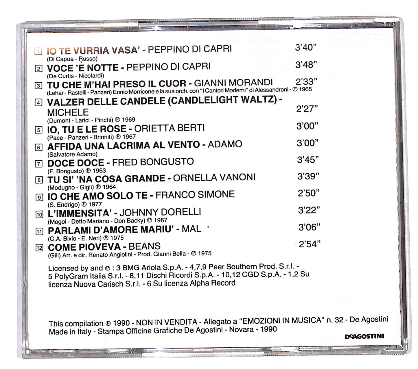 EBOND Various - classici d'amore CD CD140953