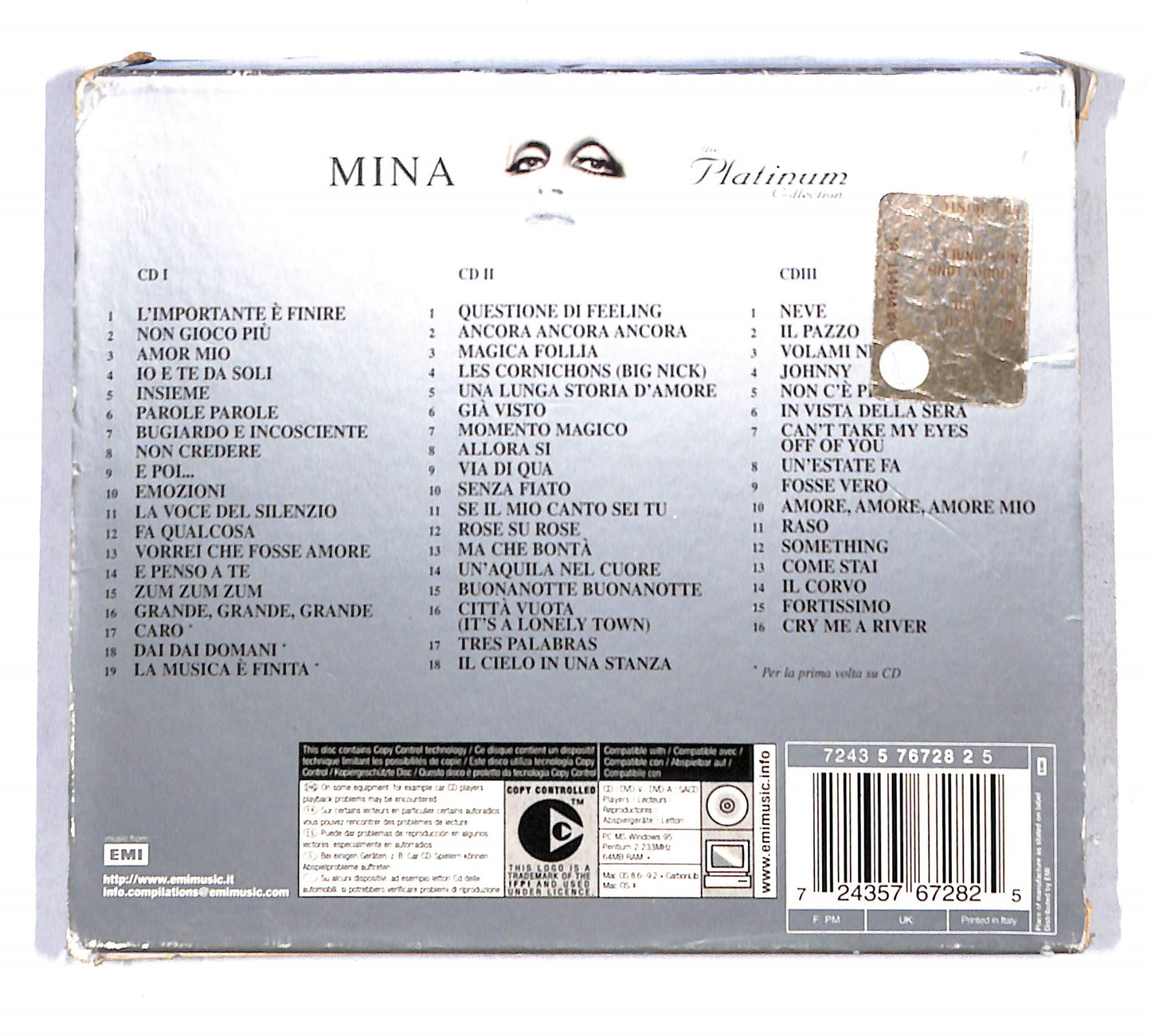 EBOND Mina - The Platinum Collection CD CD141007