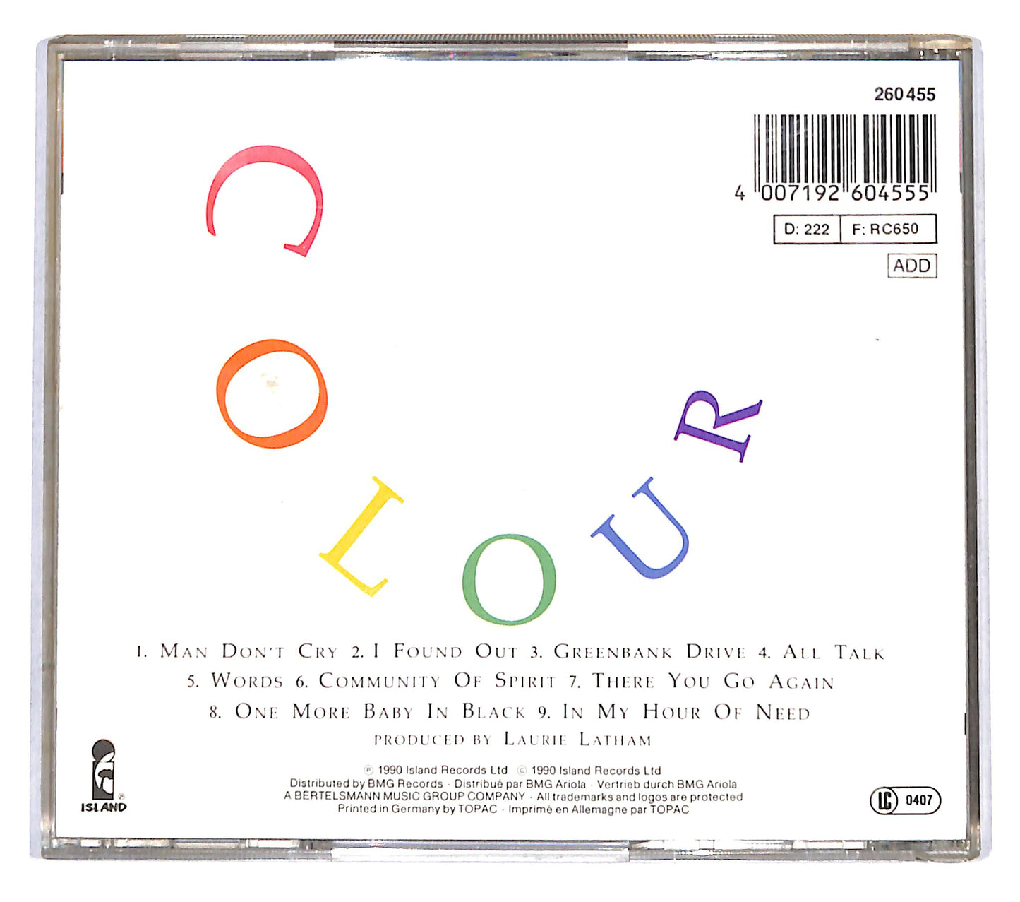 EBOND The Christians - Colour CD CD141029