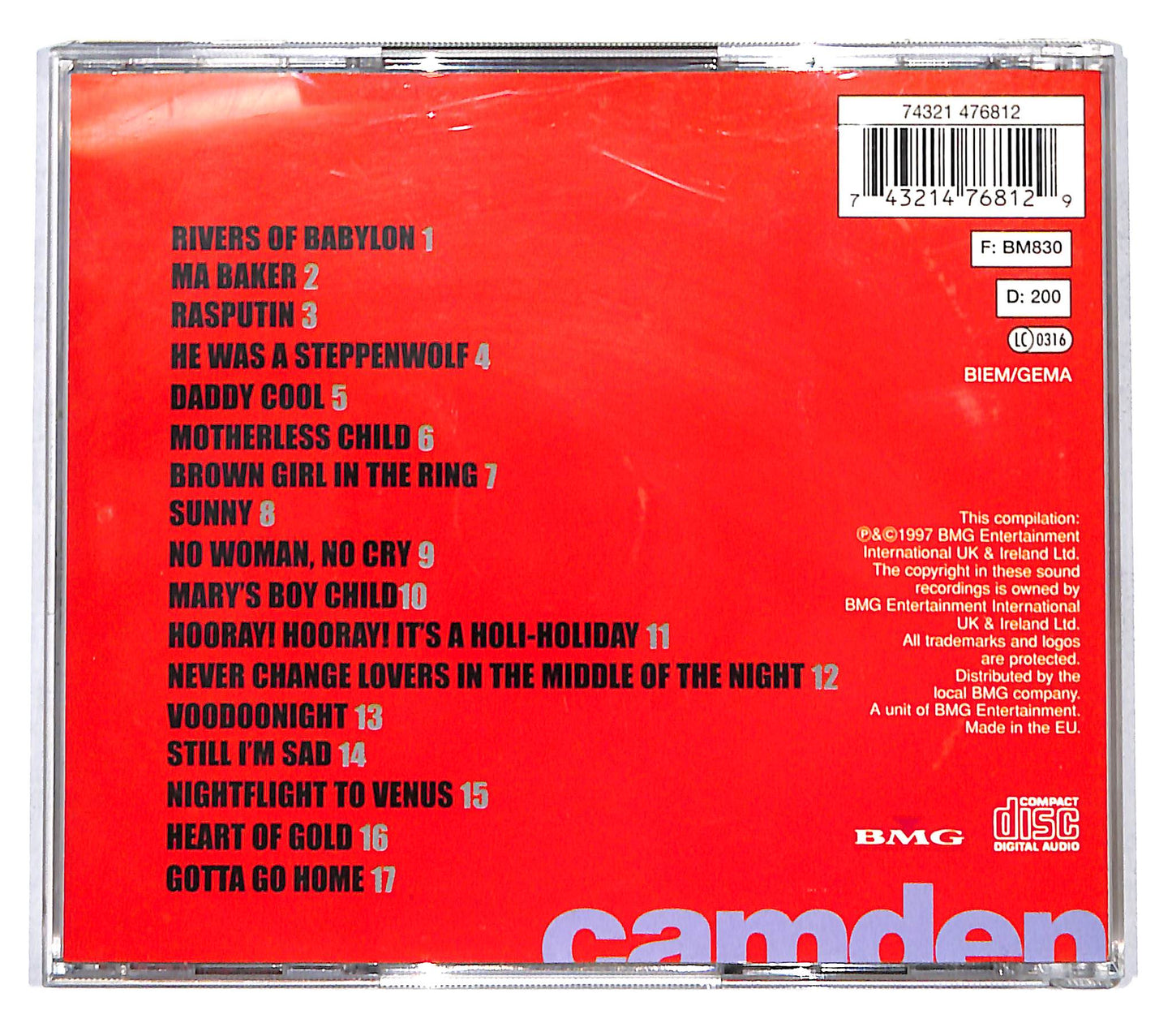 EBOND Boney M - The Best Of CD CD141040