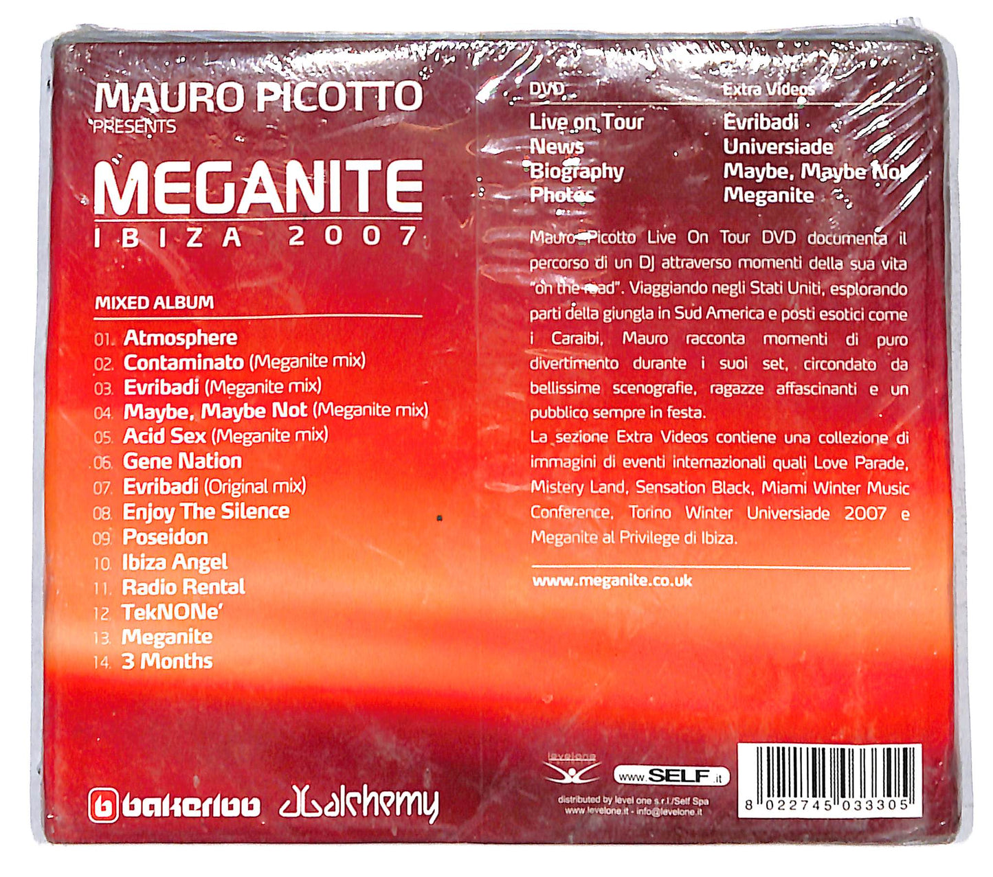 EBOND Mauro Picotto - Meganite Ibiza 2007 DIGIPACK CD CD141106