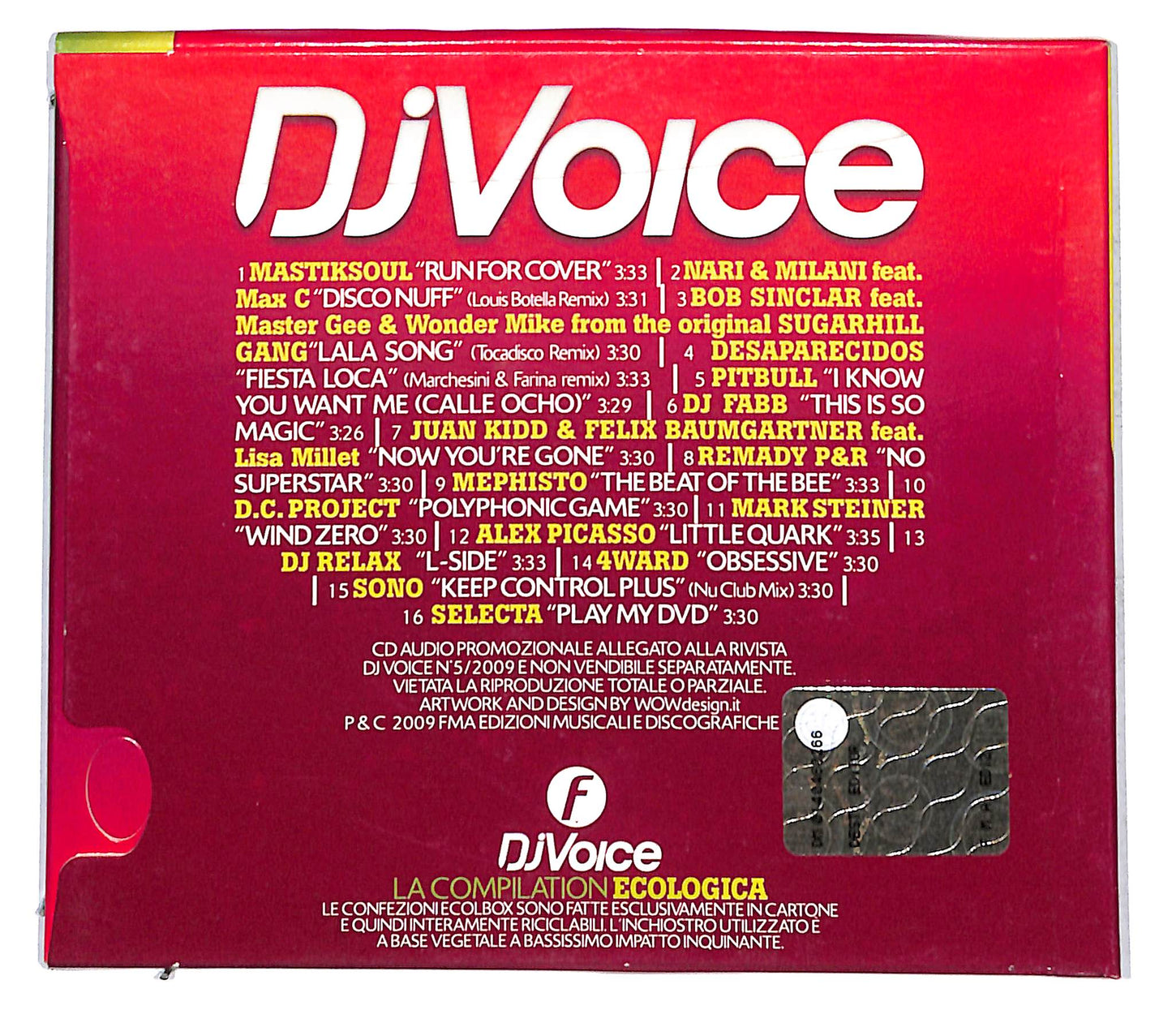 EBOND Various - DJ Voice Compilation Volume 5/2009 DIGIPACK CD CD141131