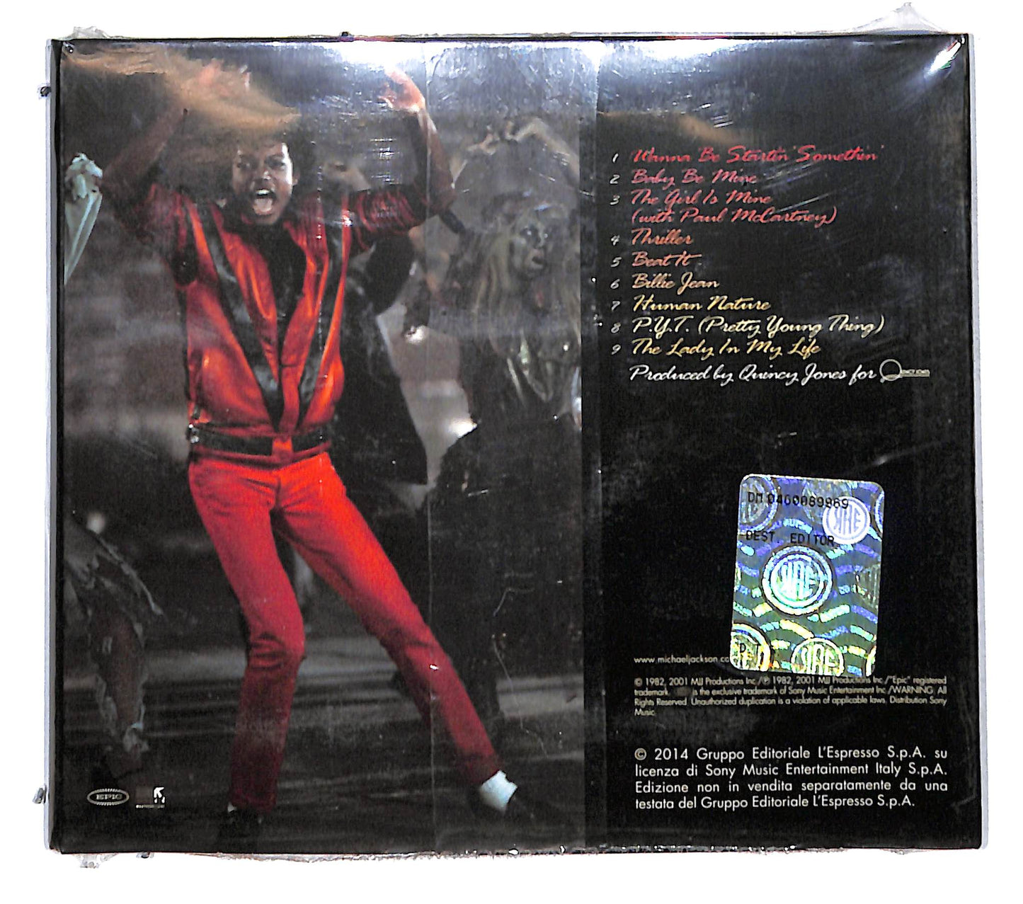 EBOND Michael Jackson Thriller EDITORIALE CD CD141325