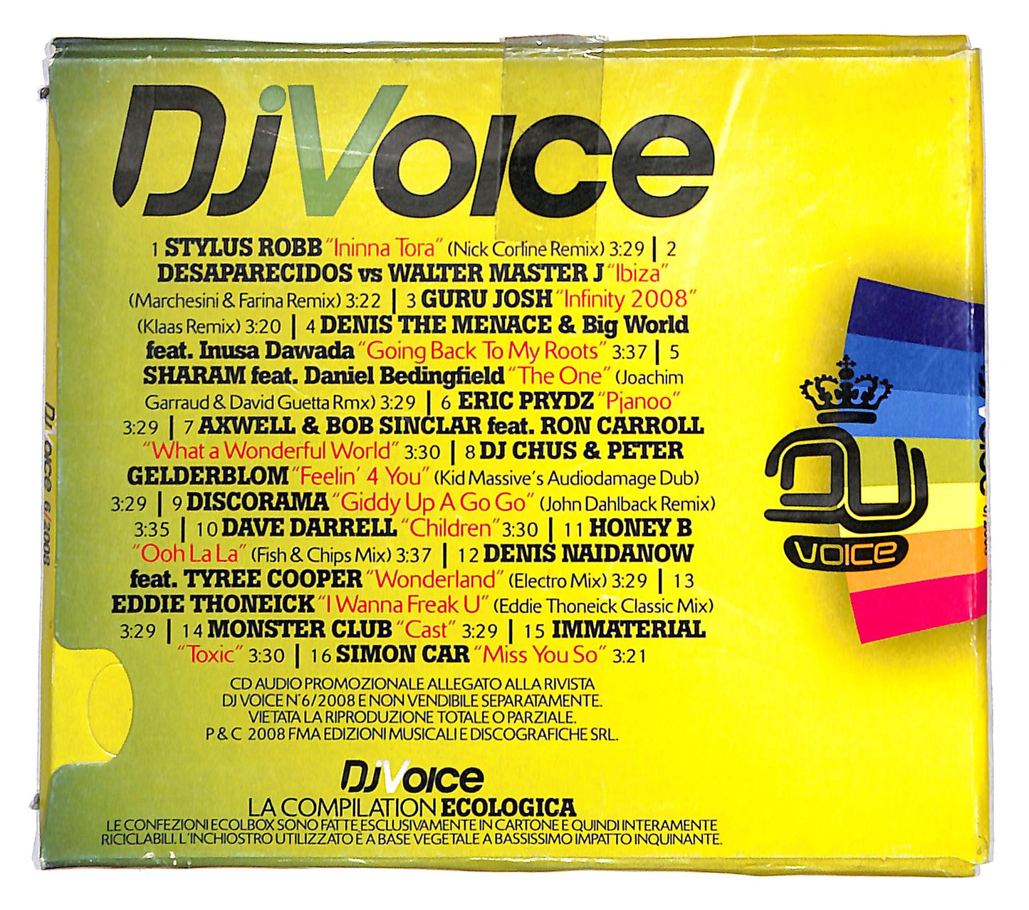 EBOND Various - DJ Voice Compilation Volume 6/2008 DIGIPACK CD CD141503