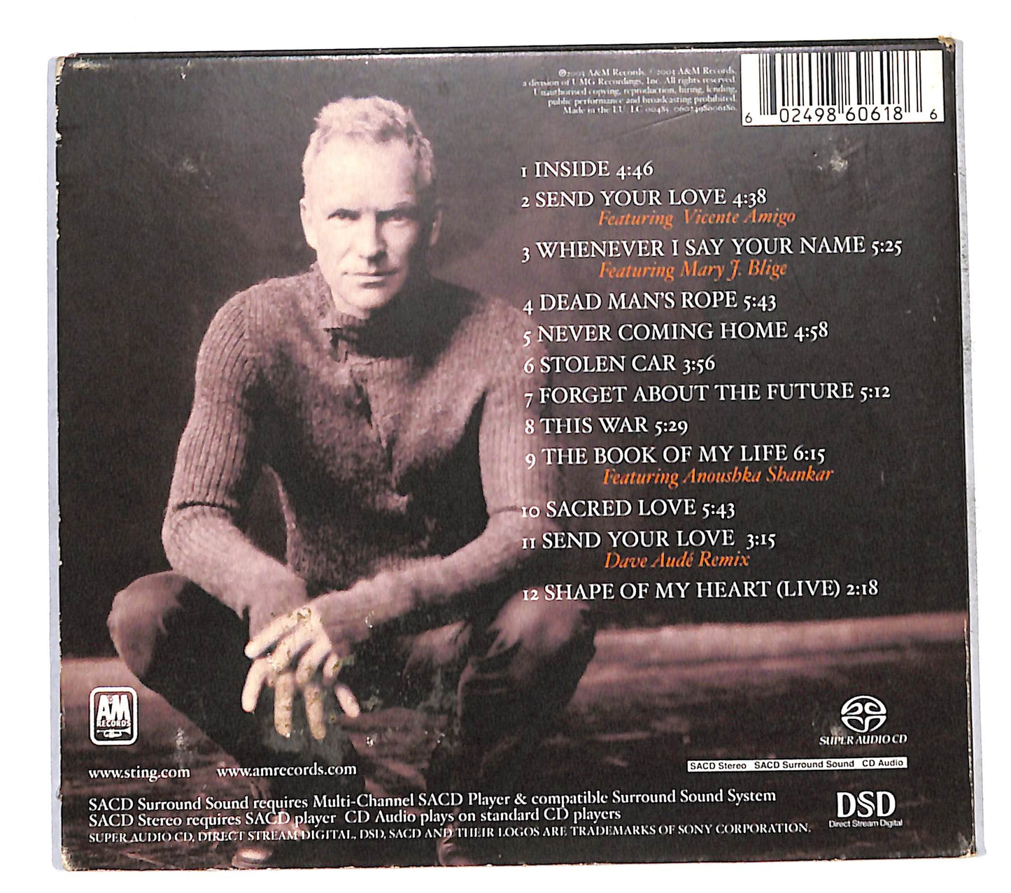 EBOND Sting - Sacred Love DIGIPACK CD CD141514