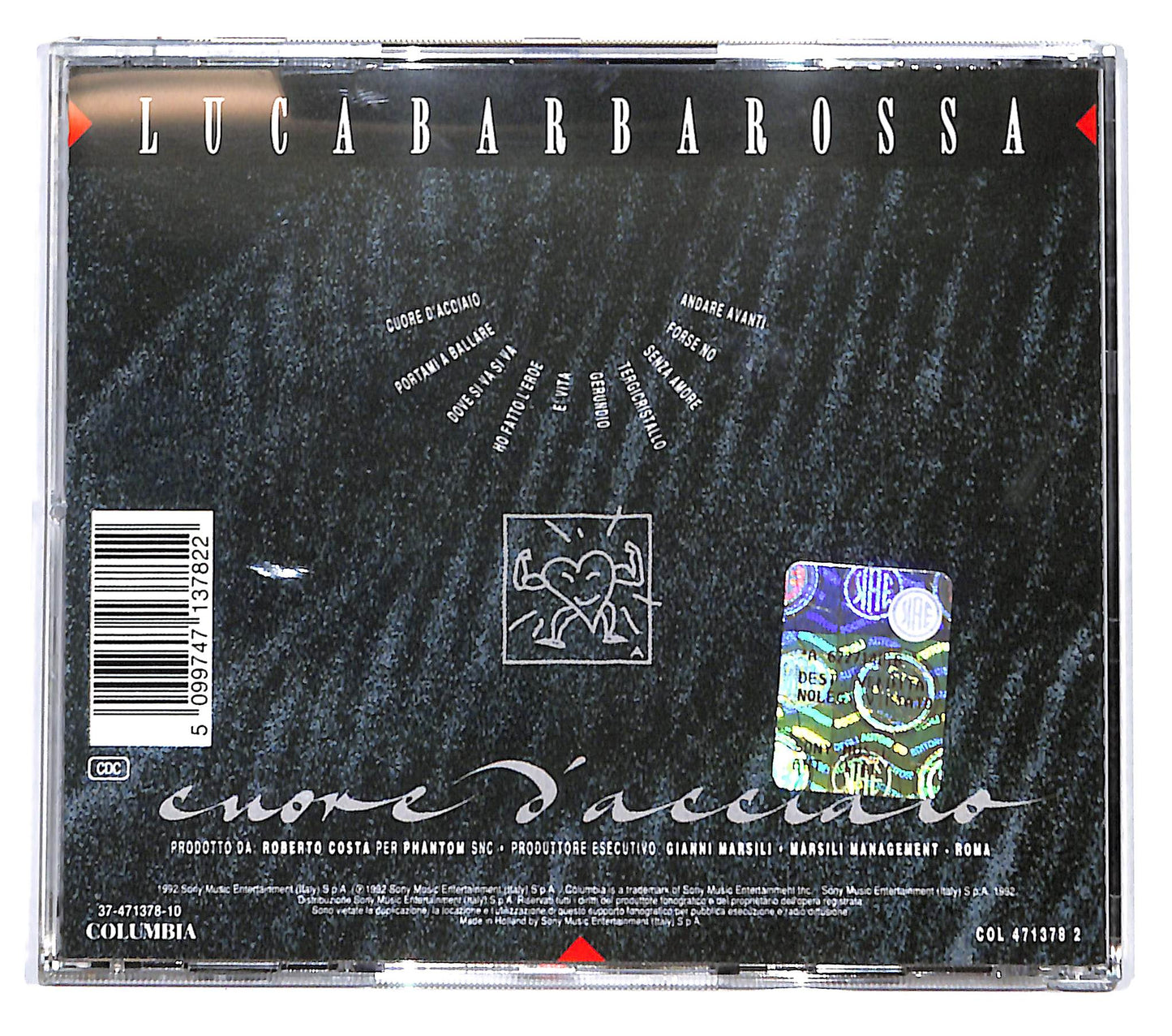 EBOND Luca Barbarossa - Cuore D’Acciaio CD CD141624
