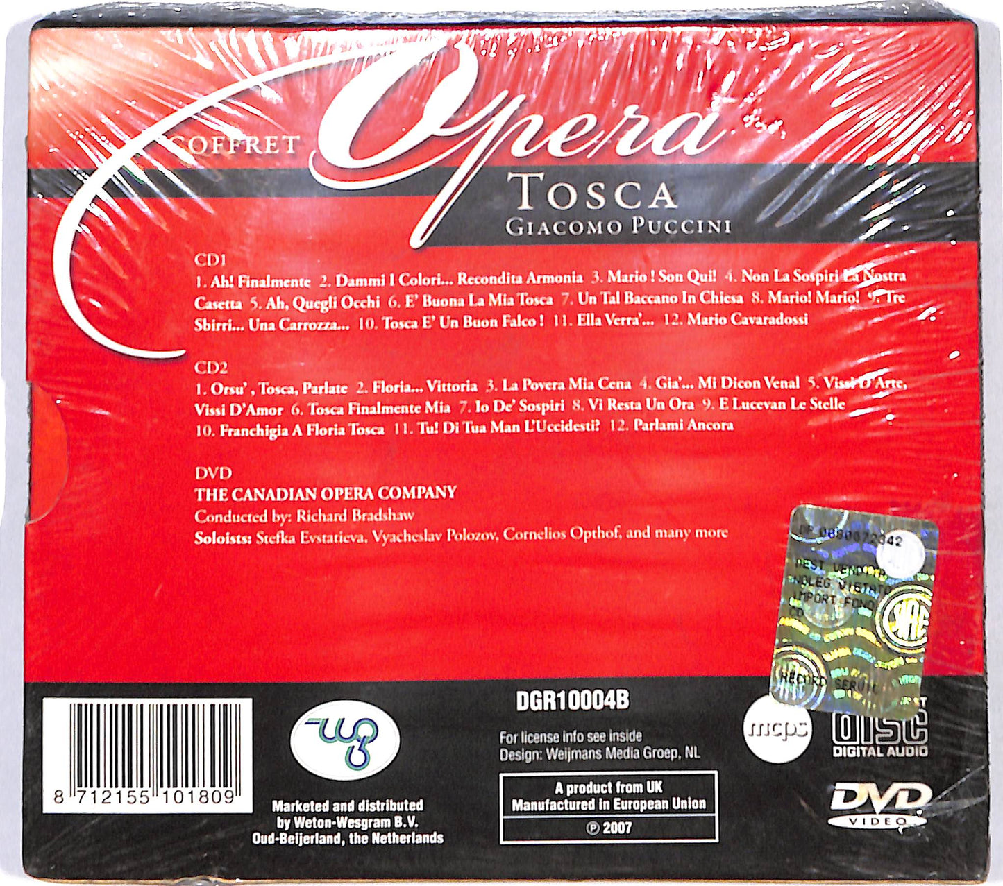 EBOND Giacomo Puccini - Tosca (Coffret Opera) CD CD141710