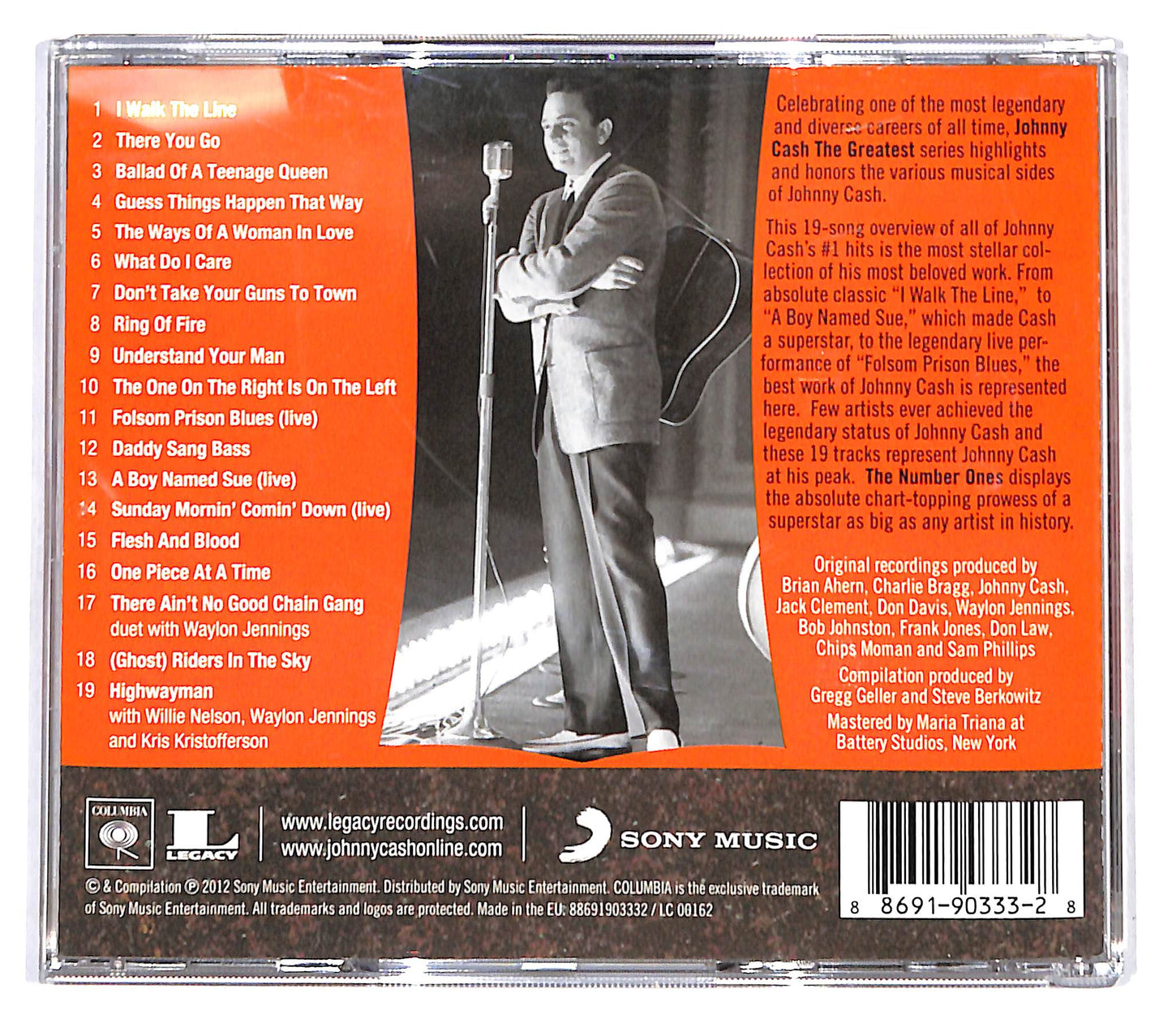 EBOND Johnny Cash - The Greatest: The Number Ones CD CD142009