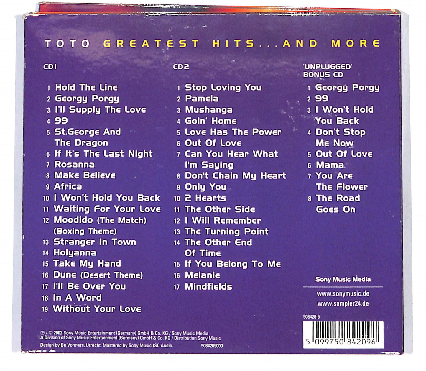 EBOND Toto - Greatest Hits ... And More DIGIPACK CD CD142026