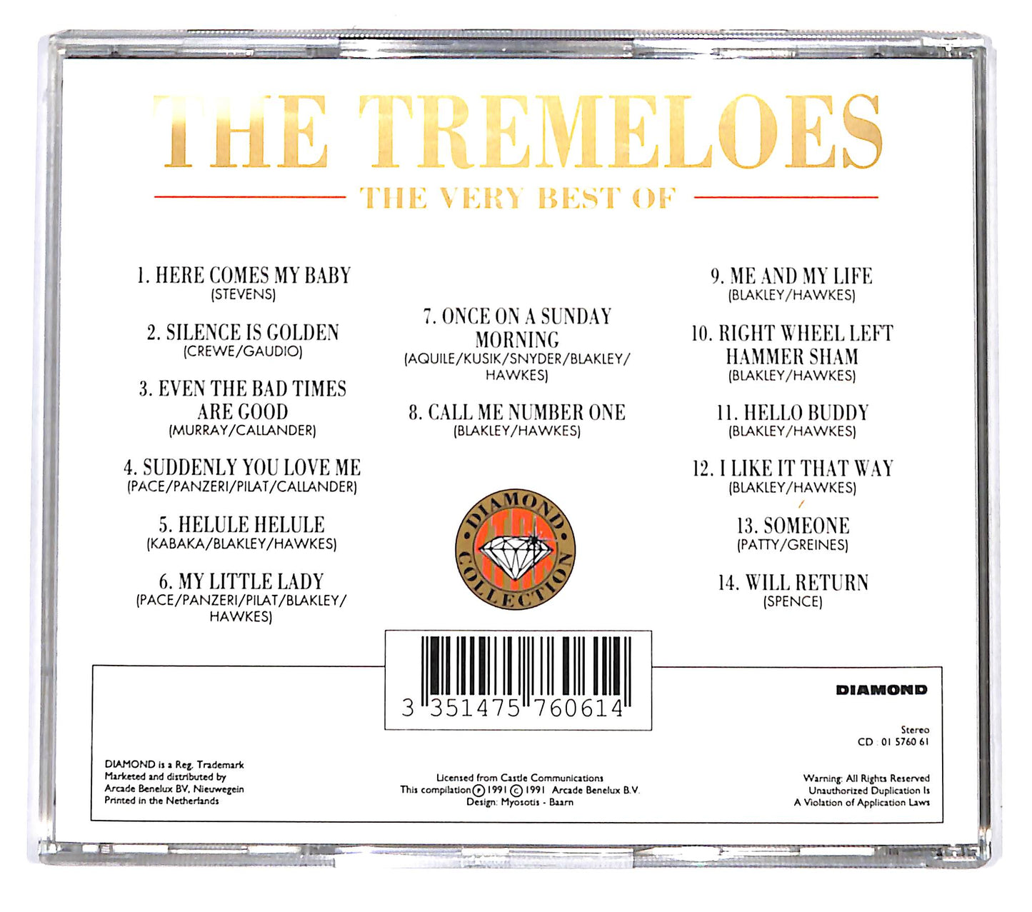 EBOND The Tremeloes - The Very Best Of The Tremeloes CD CD142031