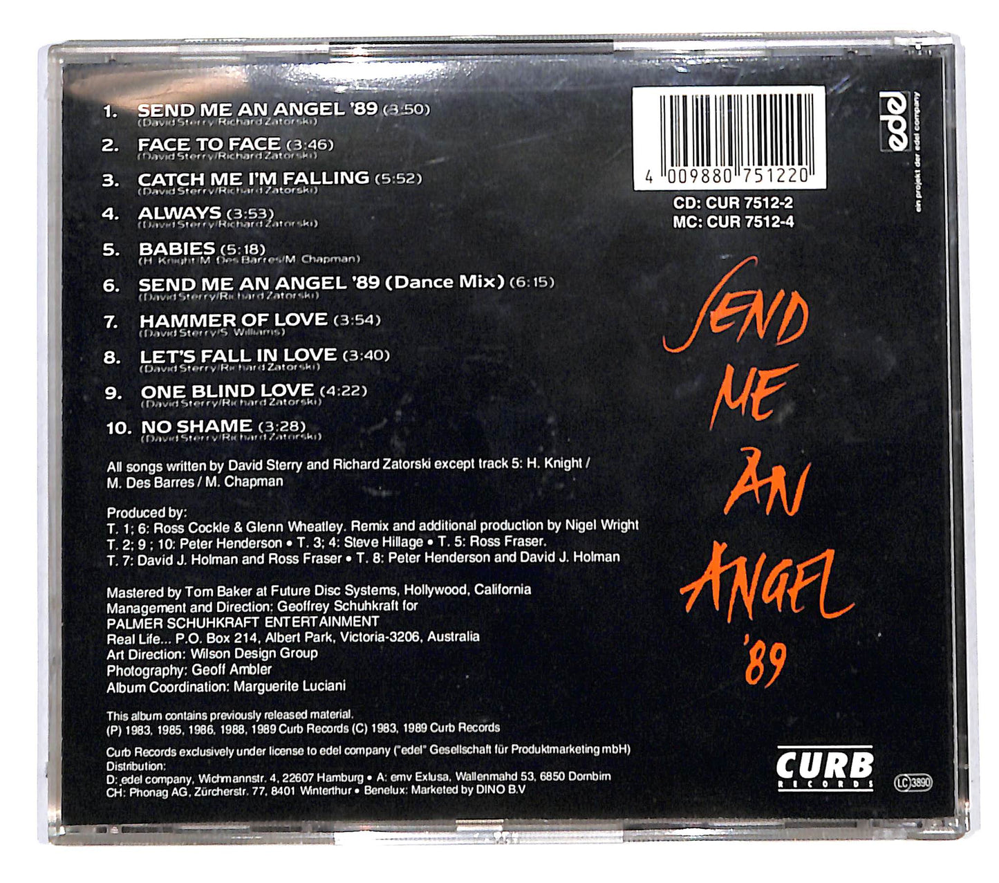 EBOND Real Life - Send Me An Angel '89 CD CD142037