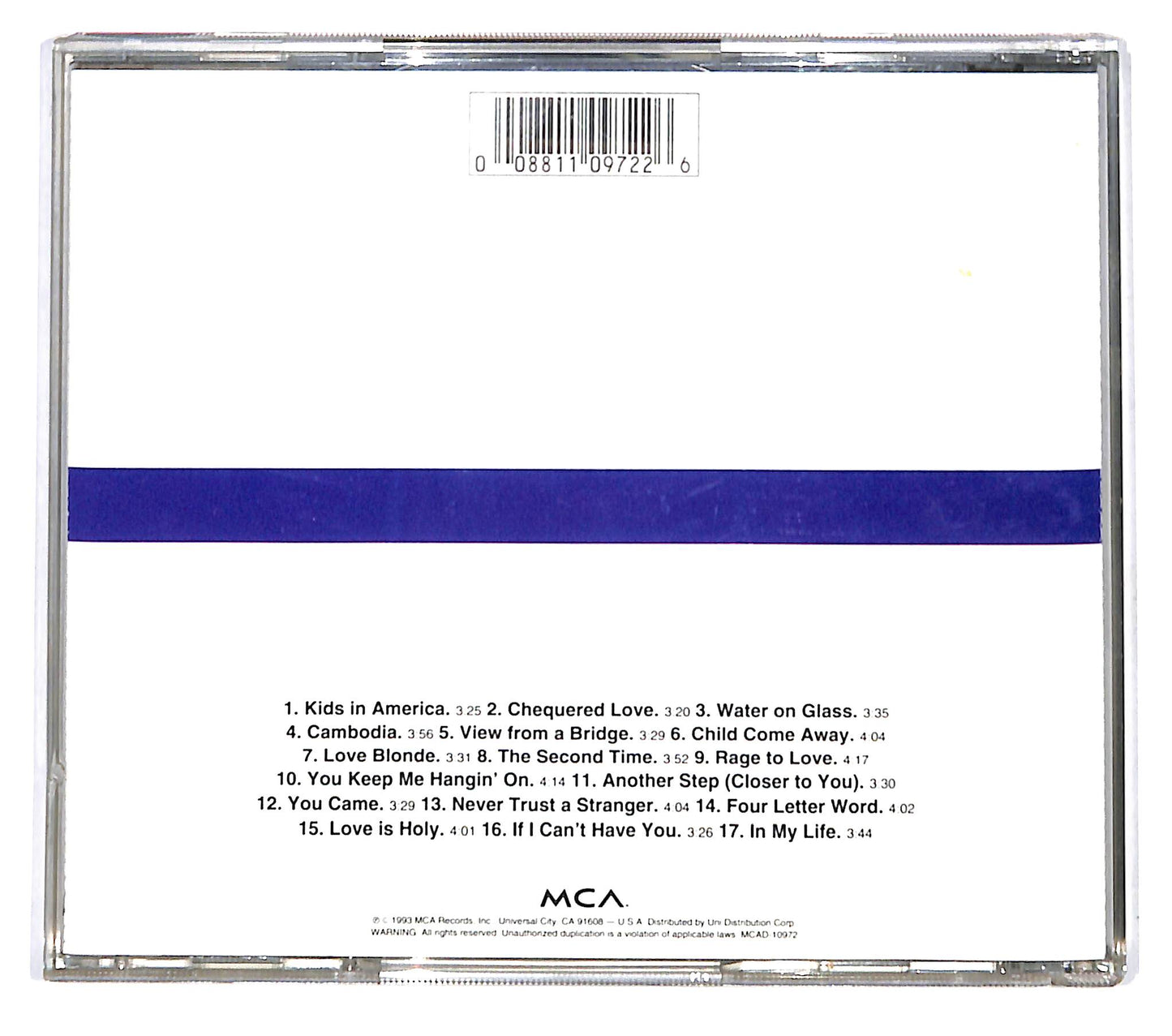 EBOND Kim Wilde - The Singles Collection 1981-1993 CD CD142047