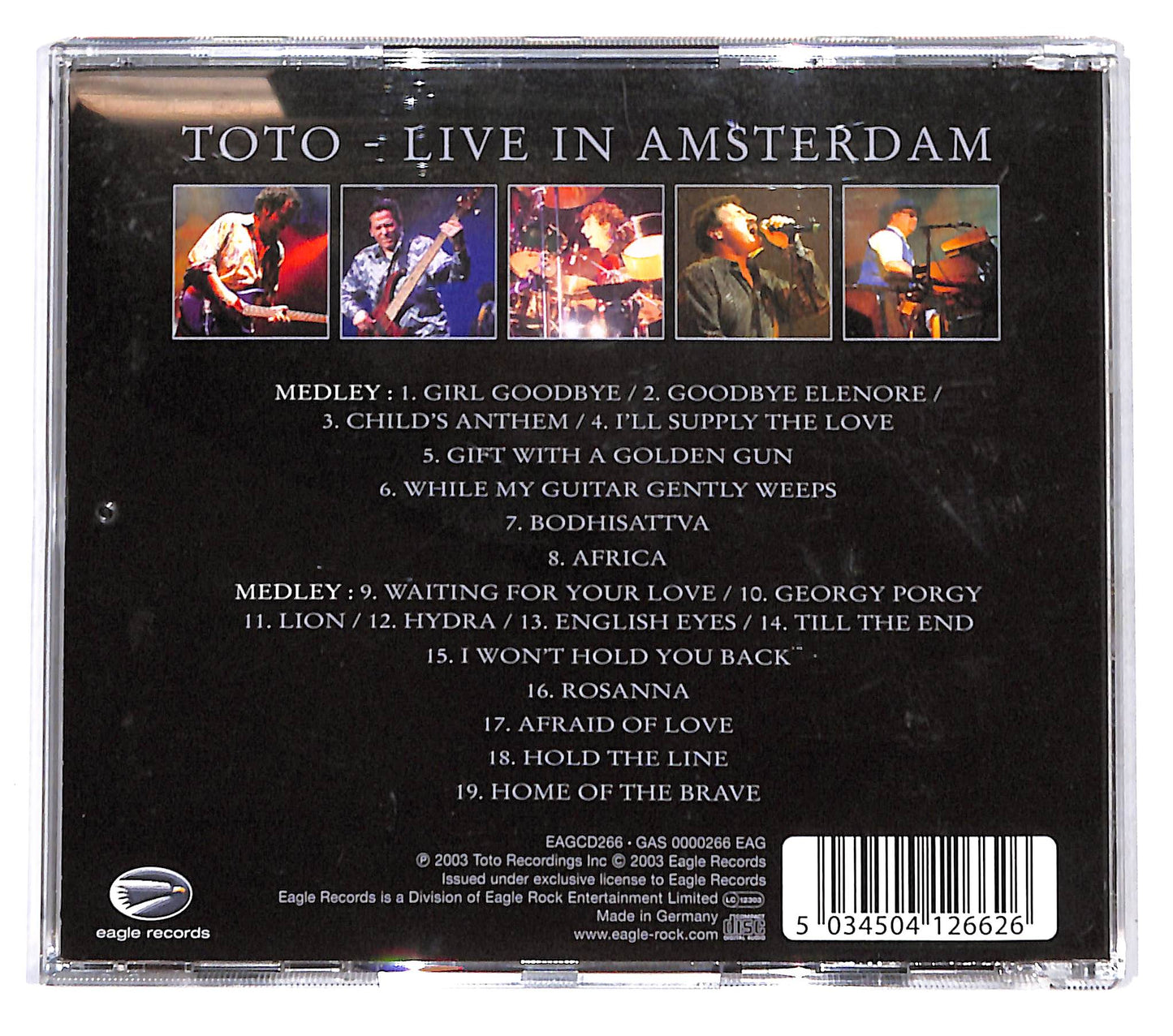 EBOND Toto - 25th Anniversary - Live In Amsterdam CD CD142105