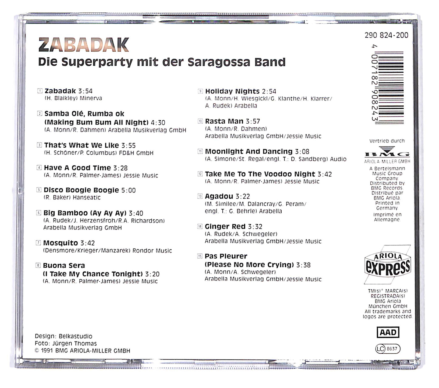 EBOND Saragossa Band - Zabadak CD CD142128