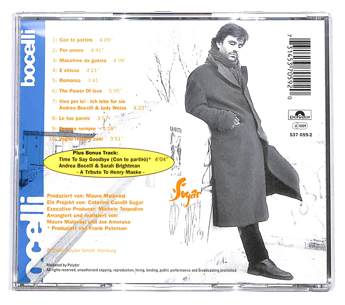 EBOND Bocelli - Bocelli CD CD142132