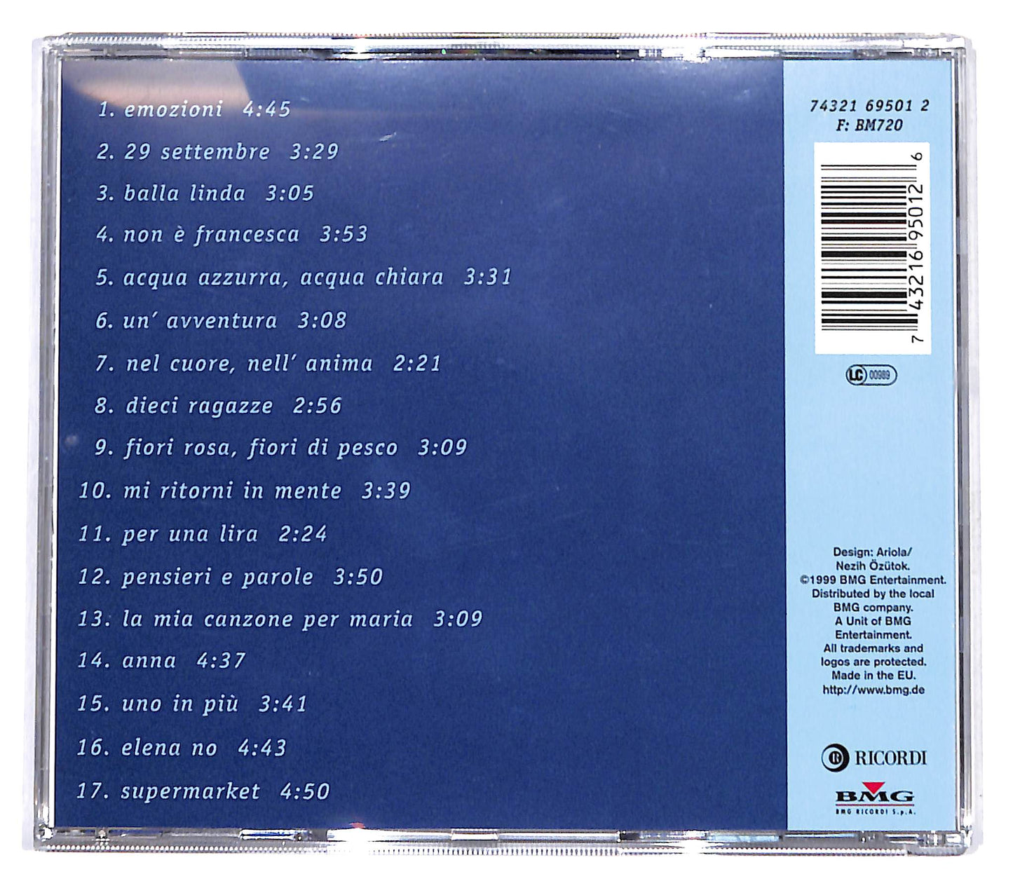 EBOND Lucio Battisti - The Collection (Canzoni 1966-1972) CD CD142133