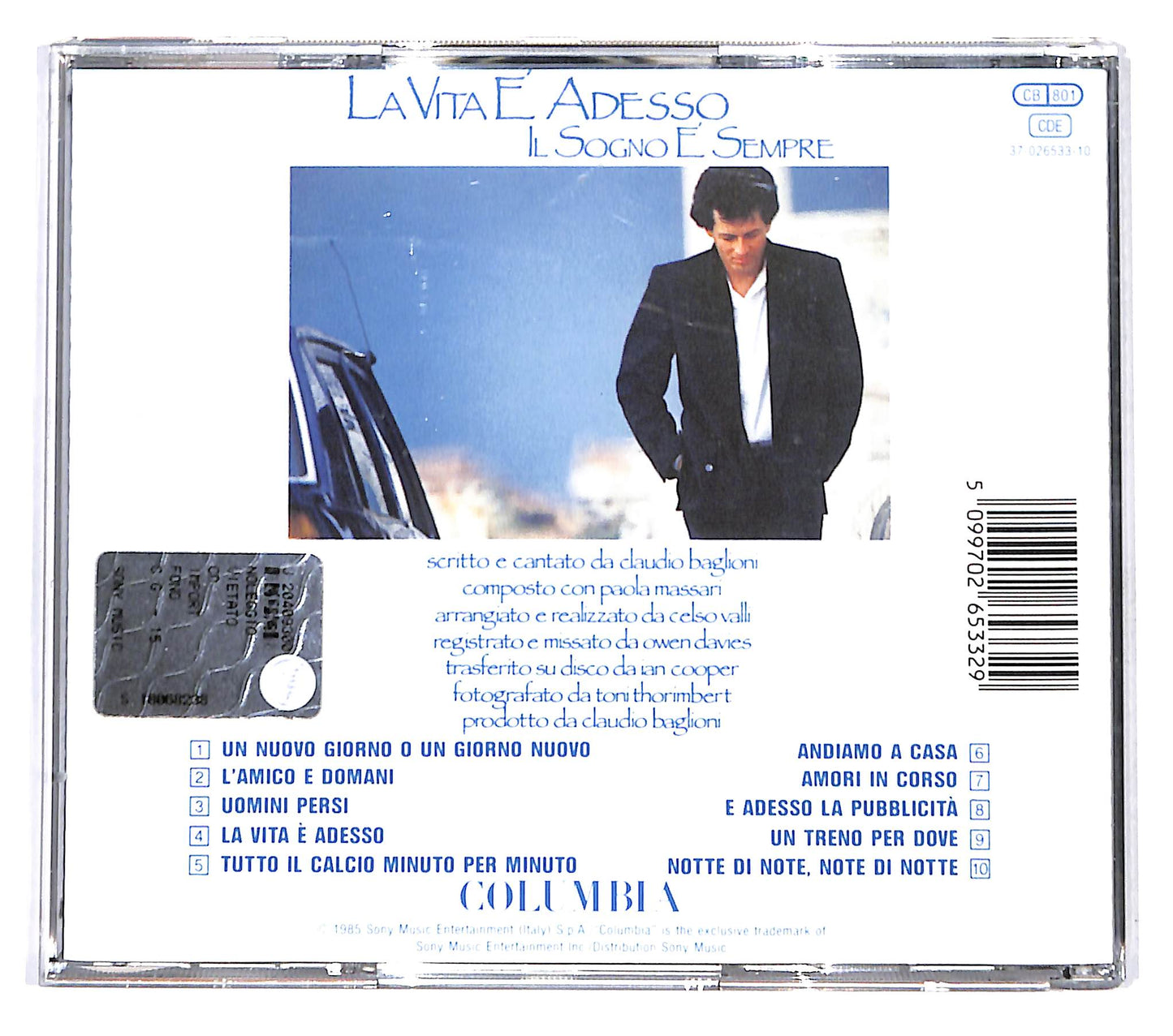 EBOND Claudio Baglioni - La Vita E Adesso CD CD142138