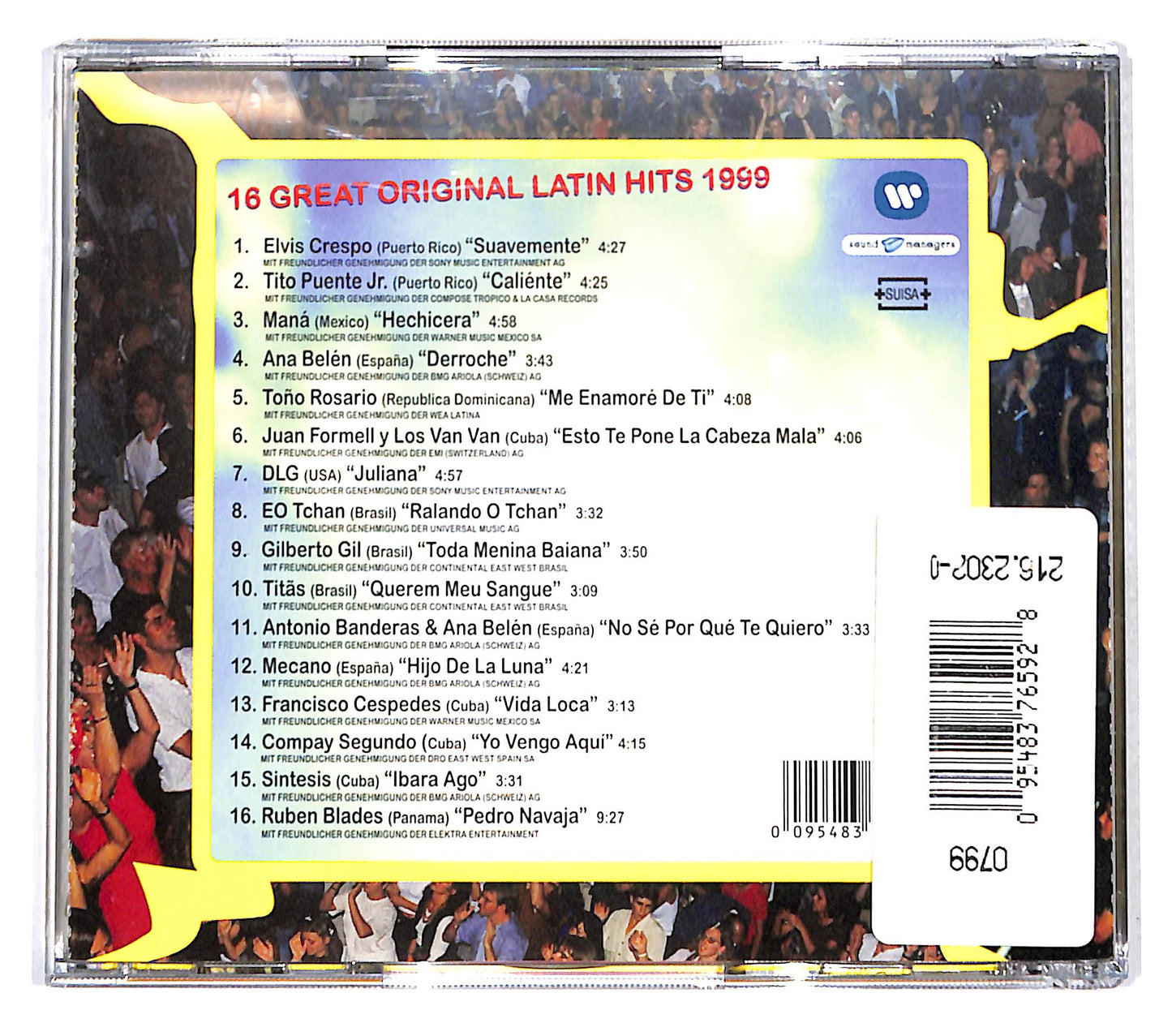 EBOND Various - Caliente! 1999: 16 Great Original Latin Hits CD CD142155