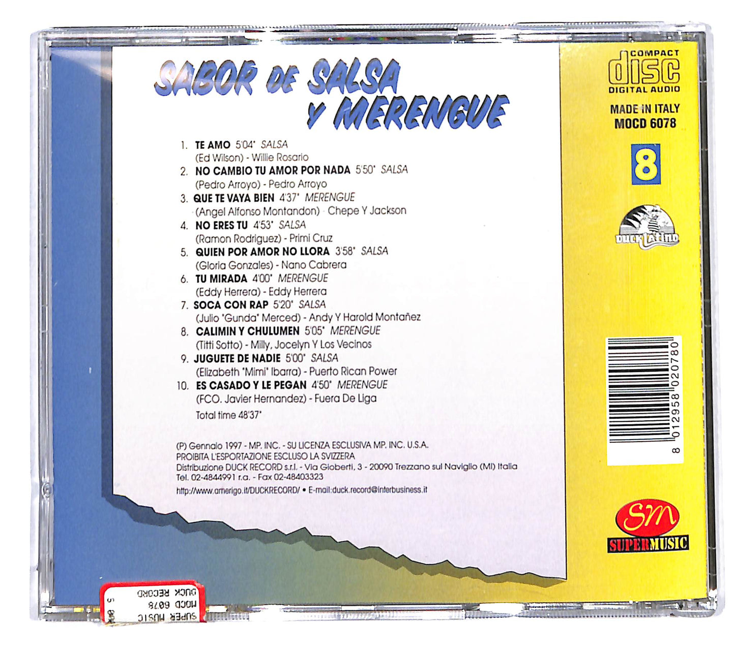 EBOND Various - Sabor De Salsa Y Merengue - 8 CD CD142224