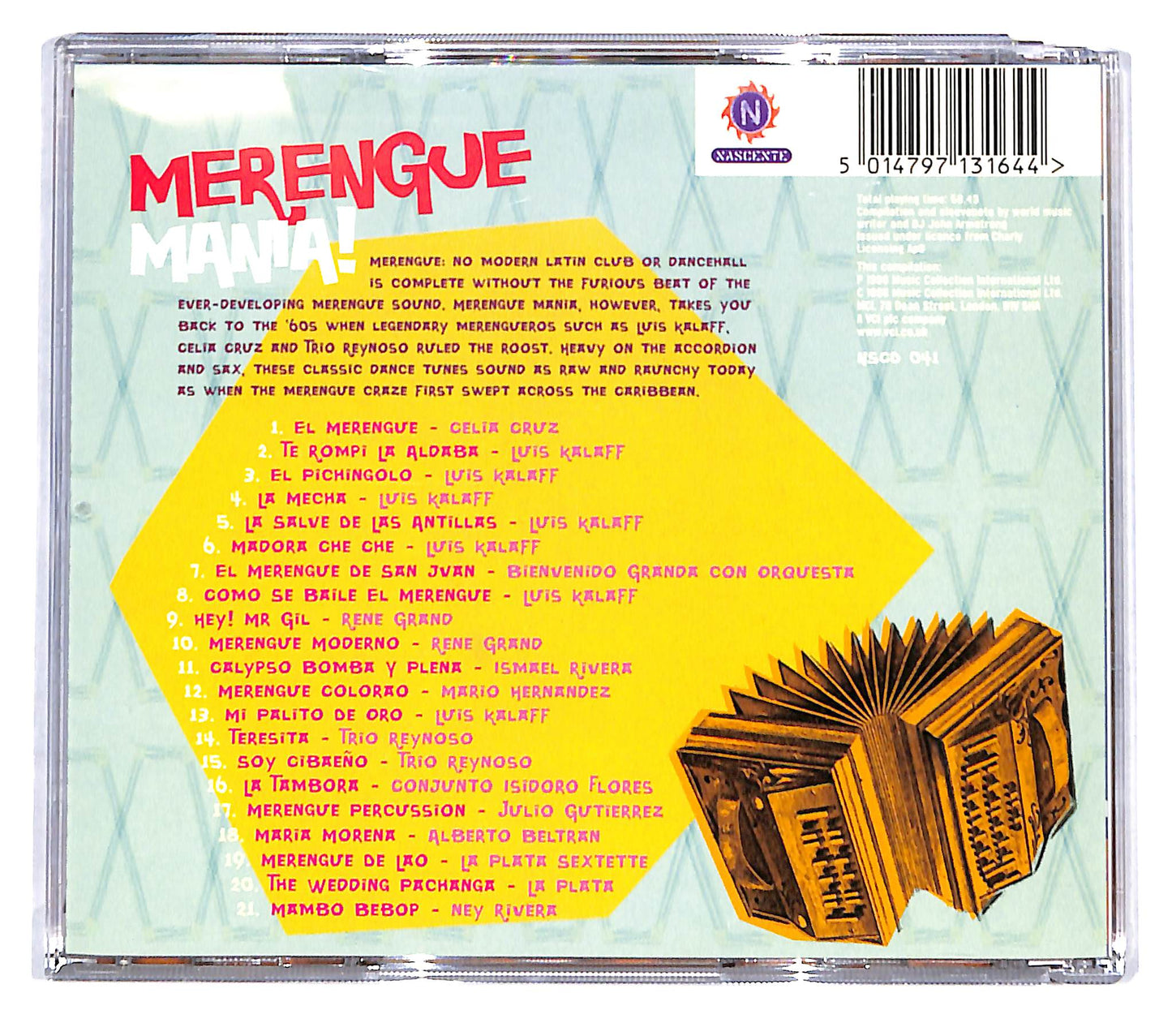 EBOND Various - Merengue Mania! CD CD142225