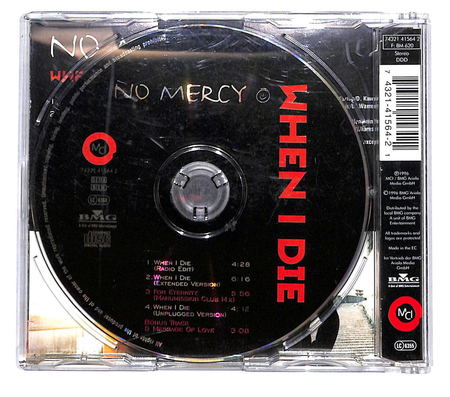 EBOND No Mercy - When I Die CD CD142245