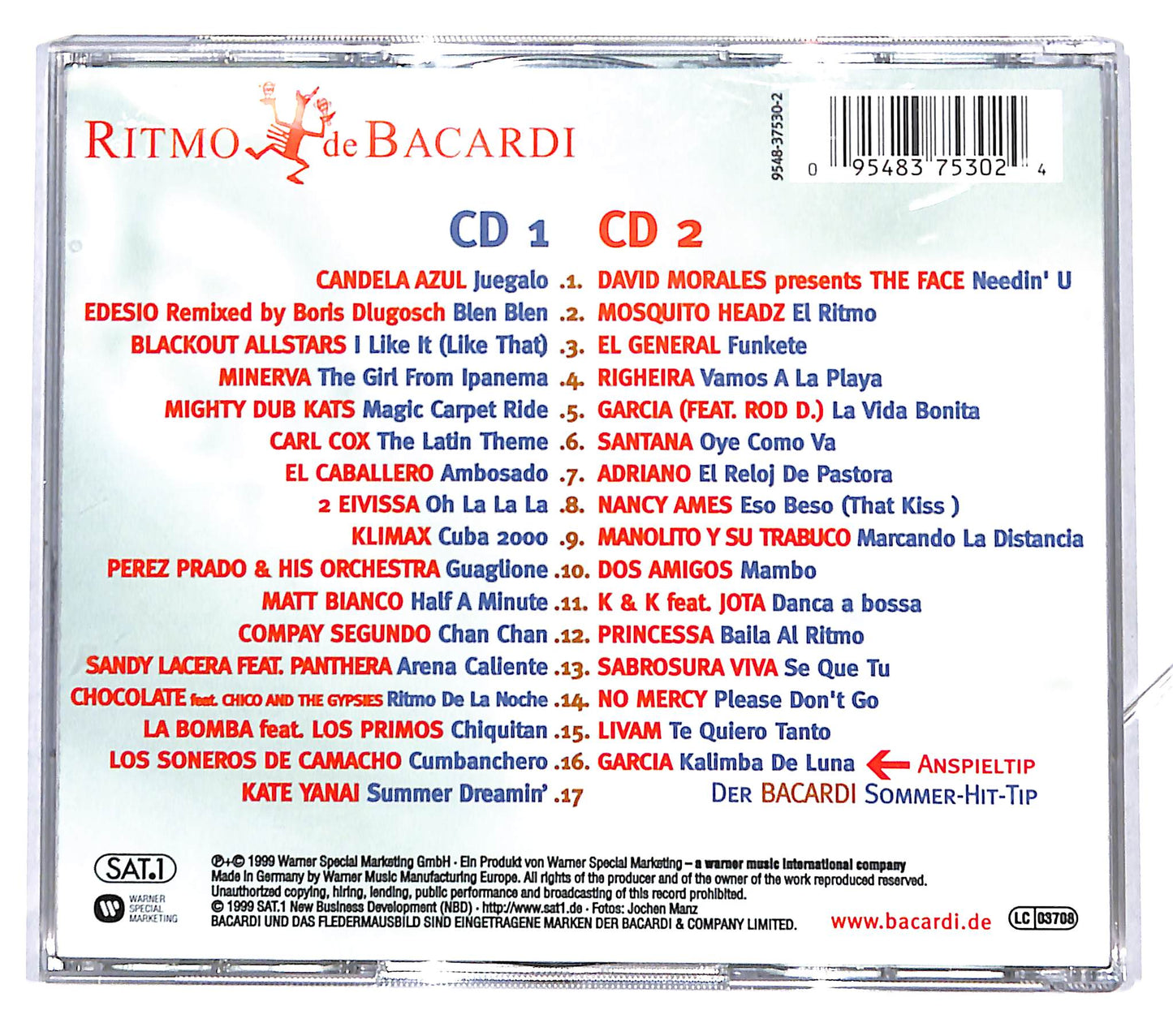 EBOND Various - Ritmo De Bacardi - Die Partyhits Der Karibik CD CD142253
