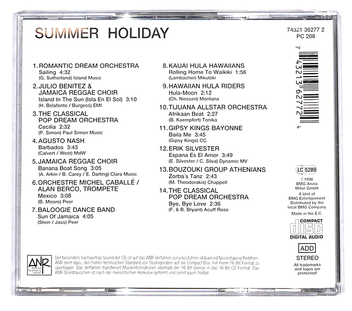 EBOND Various - Summer Holiday CD CD142255