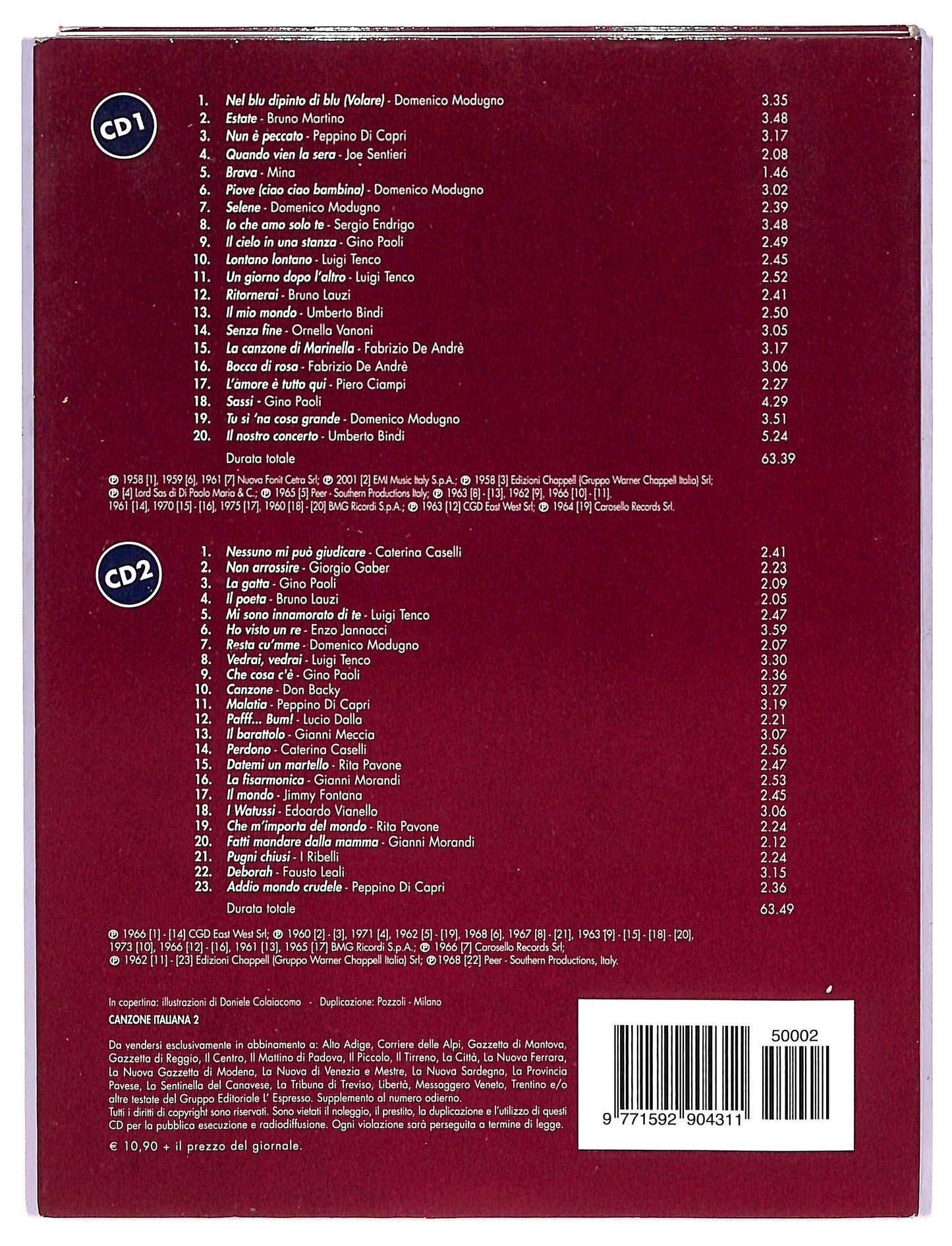 EBOND Various - Arrivano i Mitici anni '60 vol.2 CD CD368003