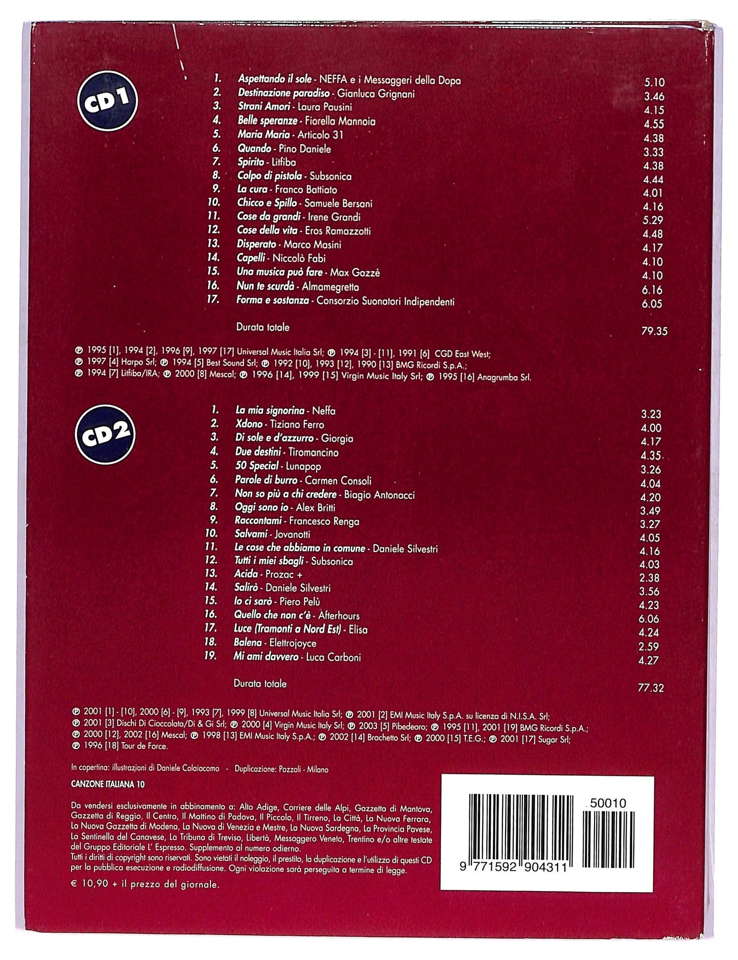 EBOND Various - I Nuovi Orizzonti della canzone italiana vol.10 CD CD368005
