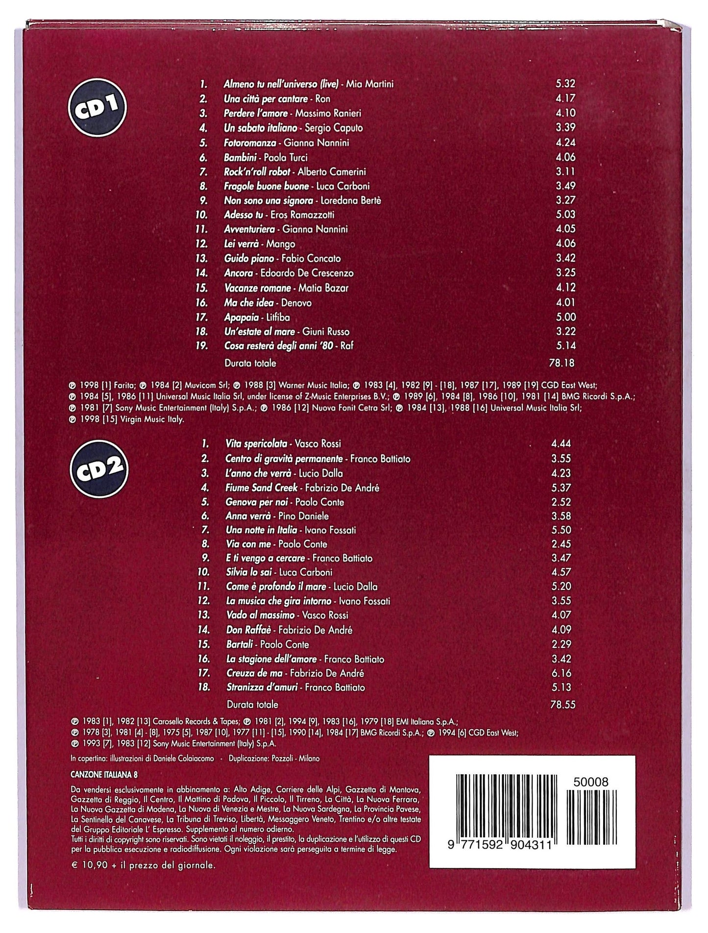 EBOND Various - I Grandi successi degli anni 80 vol.8 CD CD368009