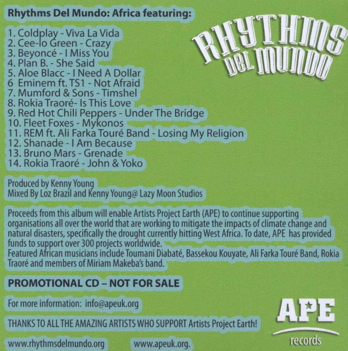 EBOND Rhythms Del Mundo - Africa5001 CD CDS001024