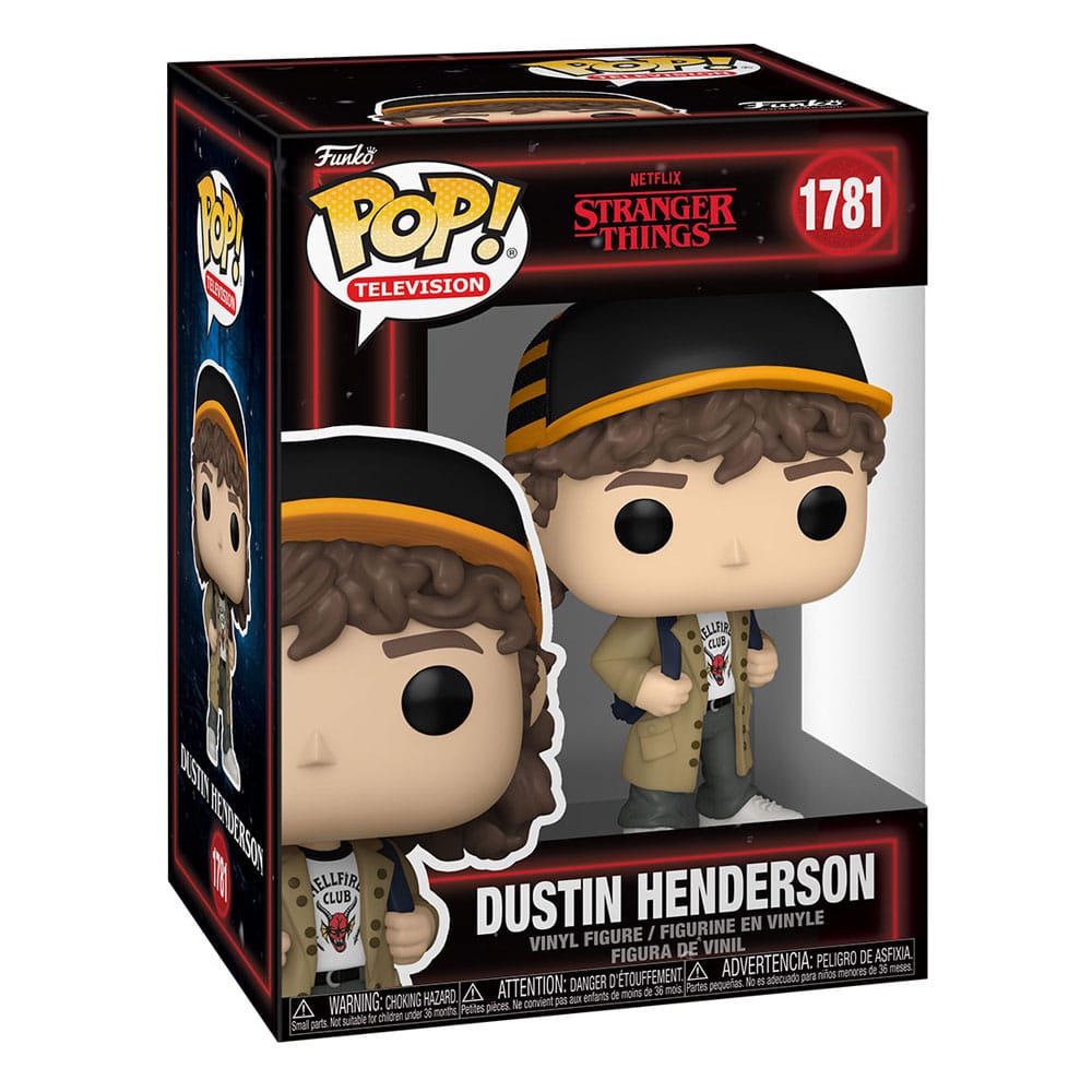 Stranger Things POP! Statuette in vinile della serie TV Dustin Henderson 9 cm