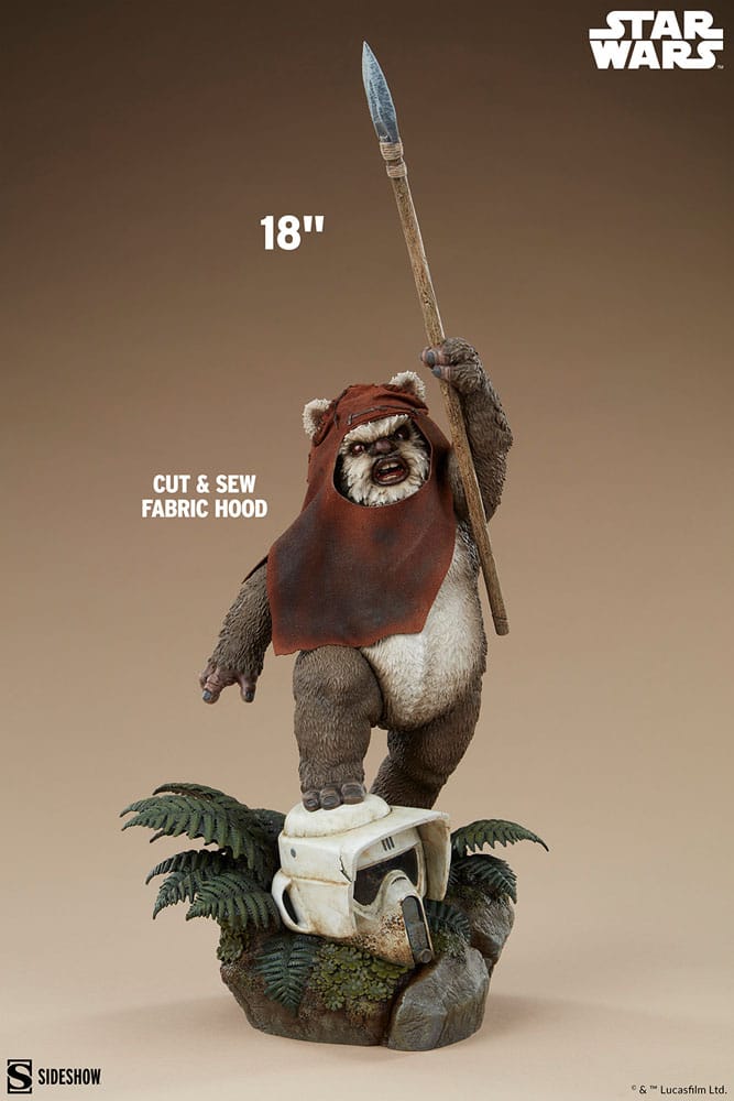 Star Wars: Episodio VI - Il ritorno dello Jedi Statua Premium Format Wicket 46 cm