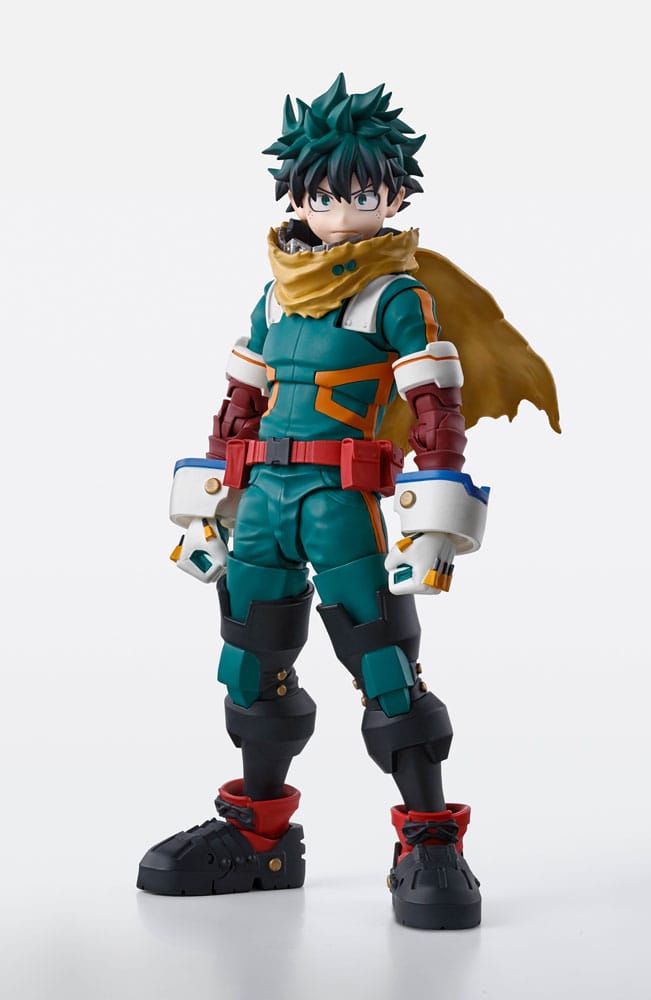 Action figure di Izuku Midoriya della serie My Hero Academia SHFiguarts, alta 14 cm