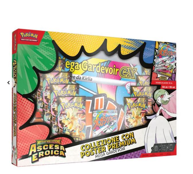 POKEMON M2.5 COLL POSTER PREMIUM MEGA LUCARIO E MEGA GARDEVOIR