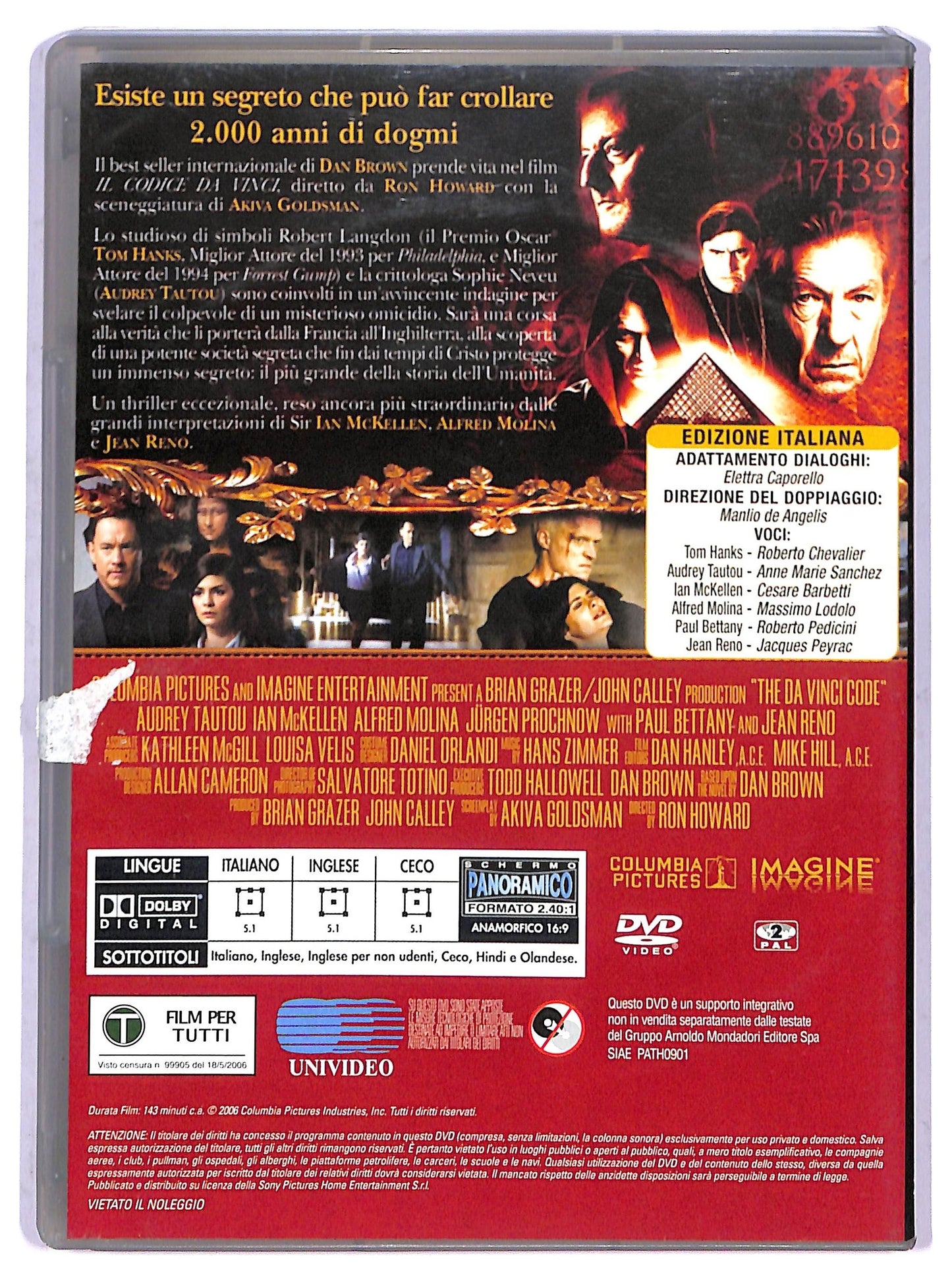 EBOND Il codice Da Vinci EDITORIALE DVD D802436