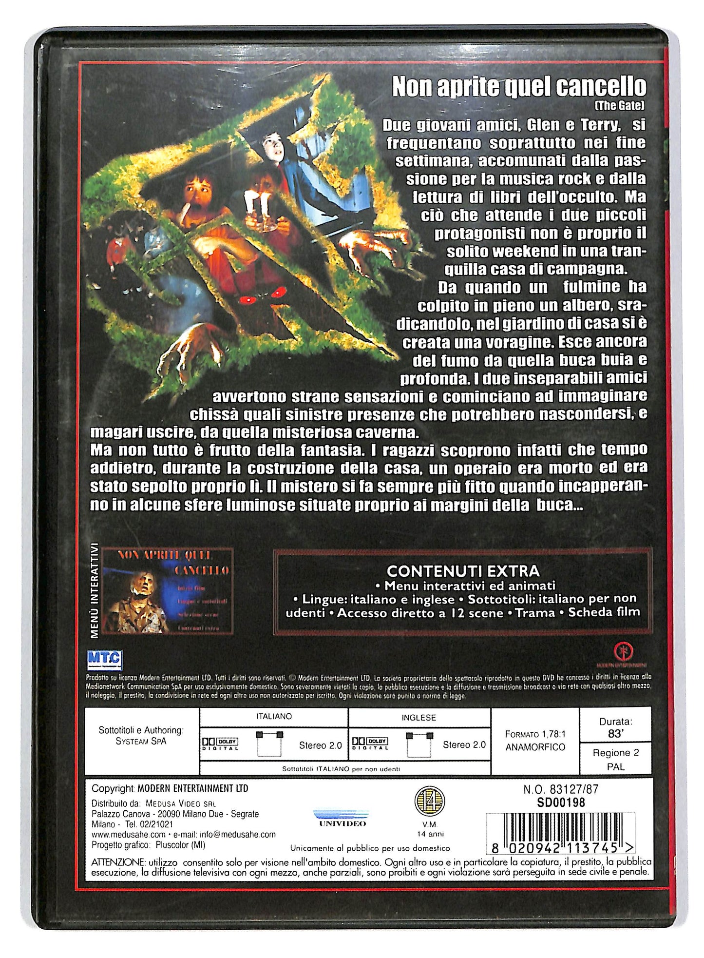 EBOND Non aprite quel cancello - The gate DVD D804849