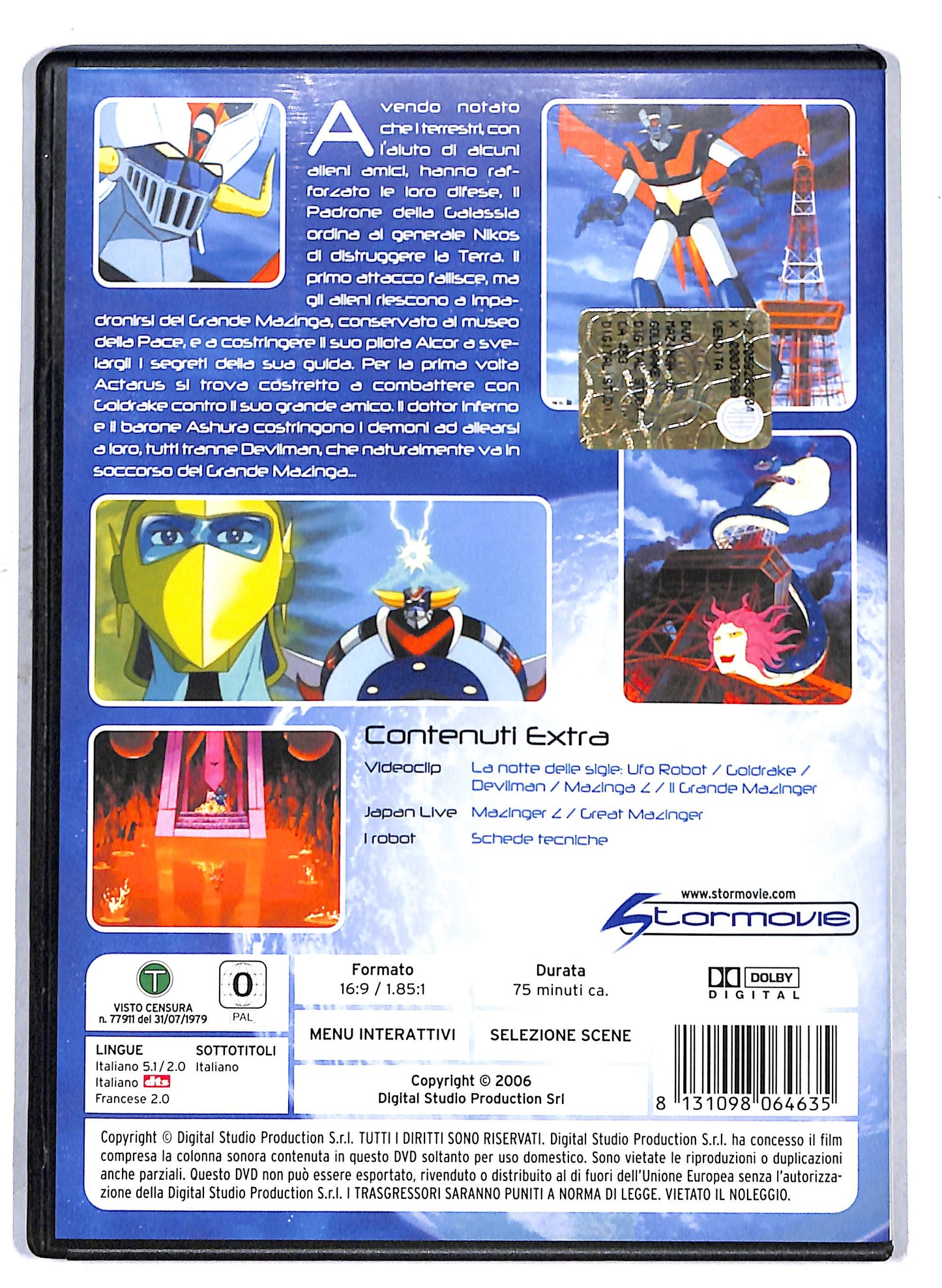 EBOND Mazinga contro Goldrake DVD D811054