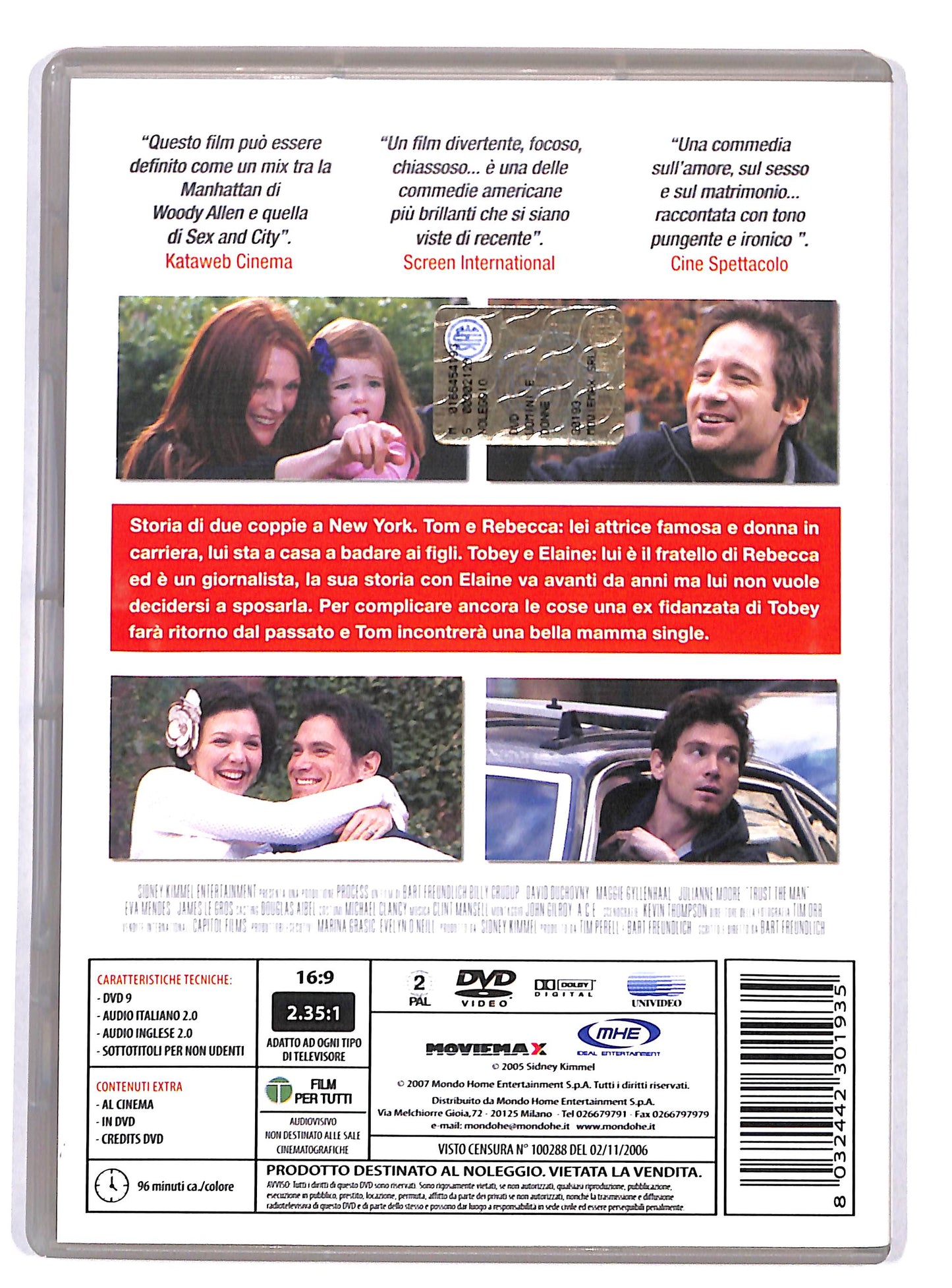 EBOND Uomini & Donne Noleggio NOLEGGIO DVD D820613