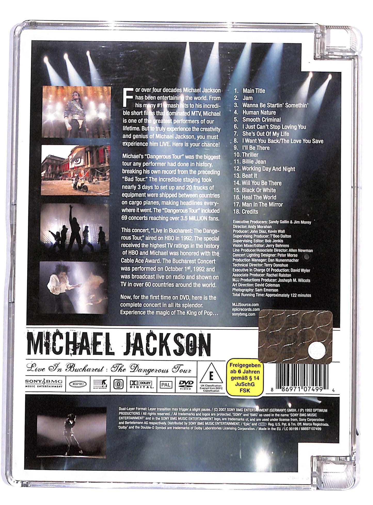 EBOND Michael Jackson - Live In Bucharest: The Dangerous Tour Sjb DVD D820634