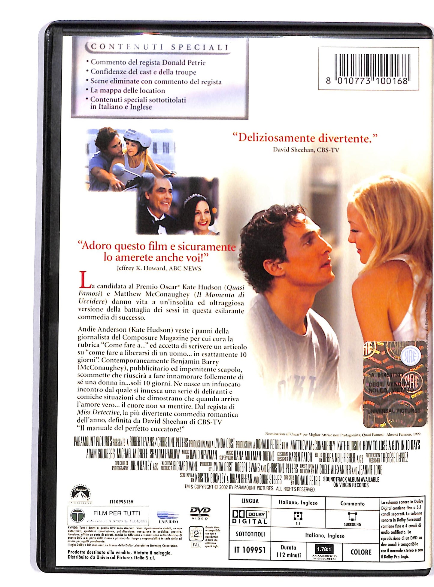 EBOND Come farsi lasciare in 10 giorni DVD D820640